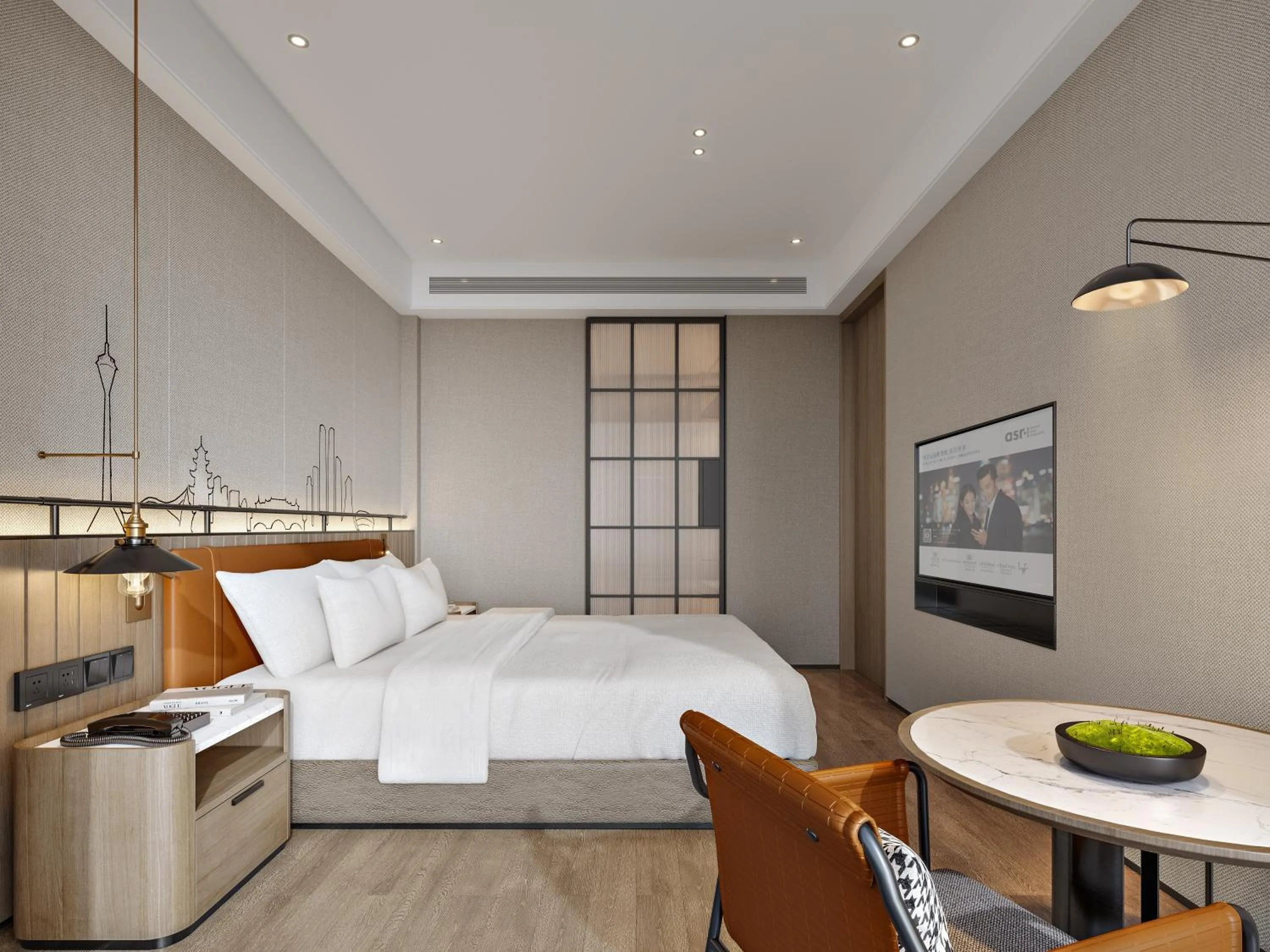 TV and multimedia, Bed in Citadines Connect East Chengdu
