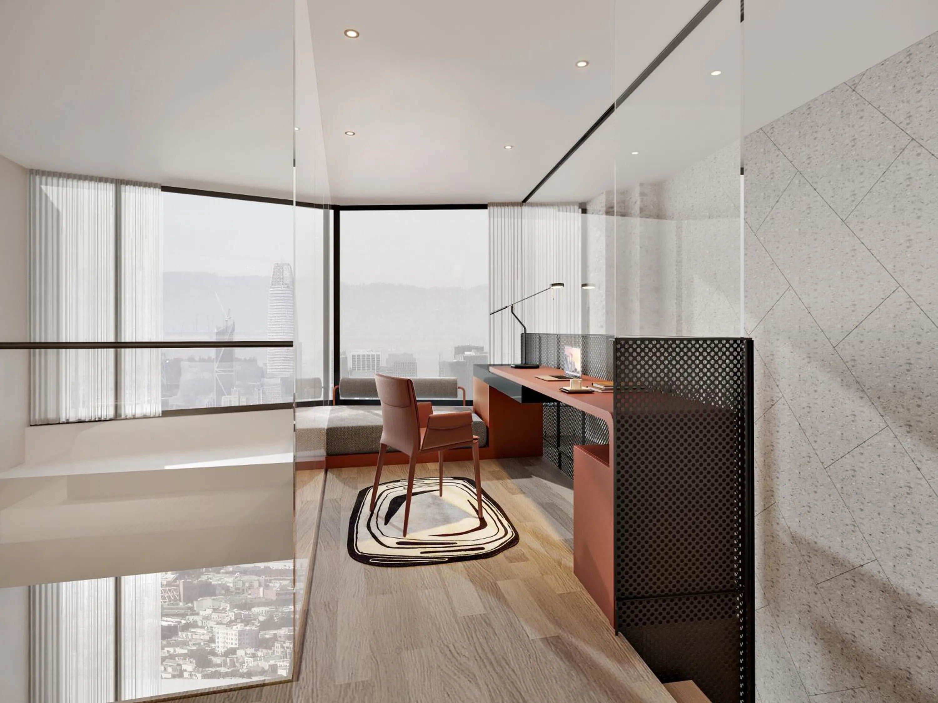 Seating area in Citadines Connect East Chengdu