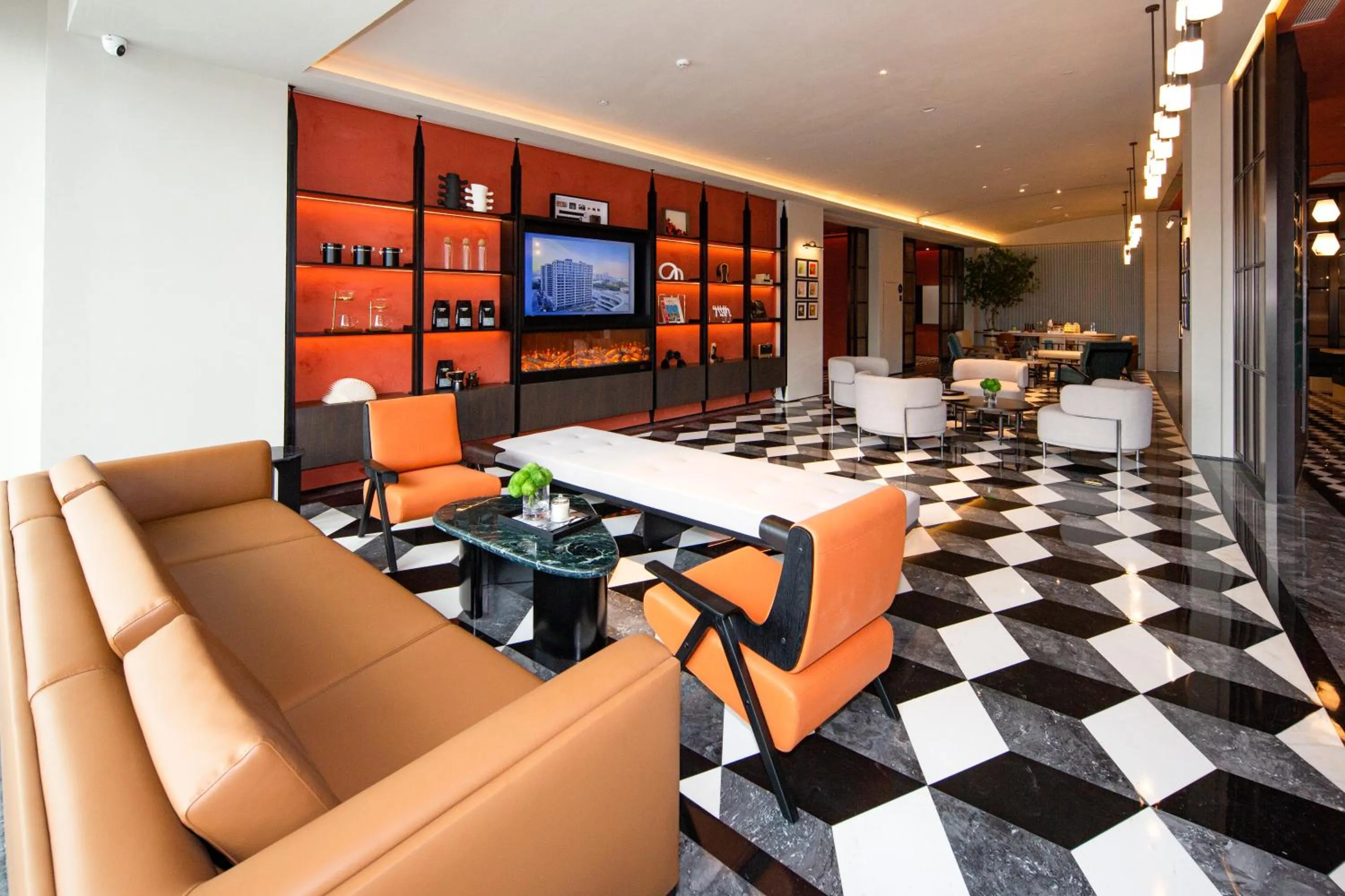 Seating area in Citadines Connect East Chengdu