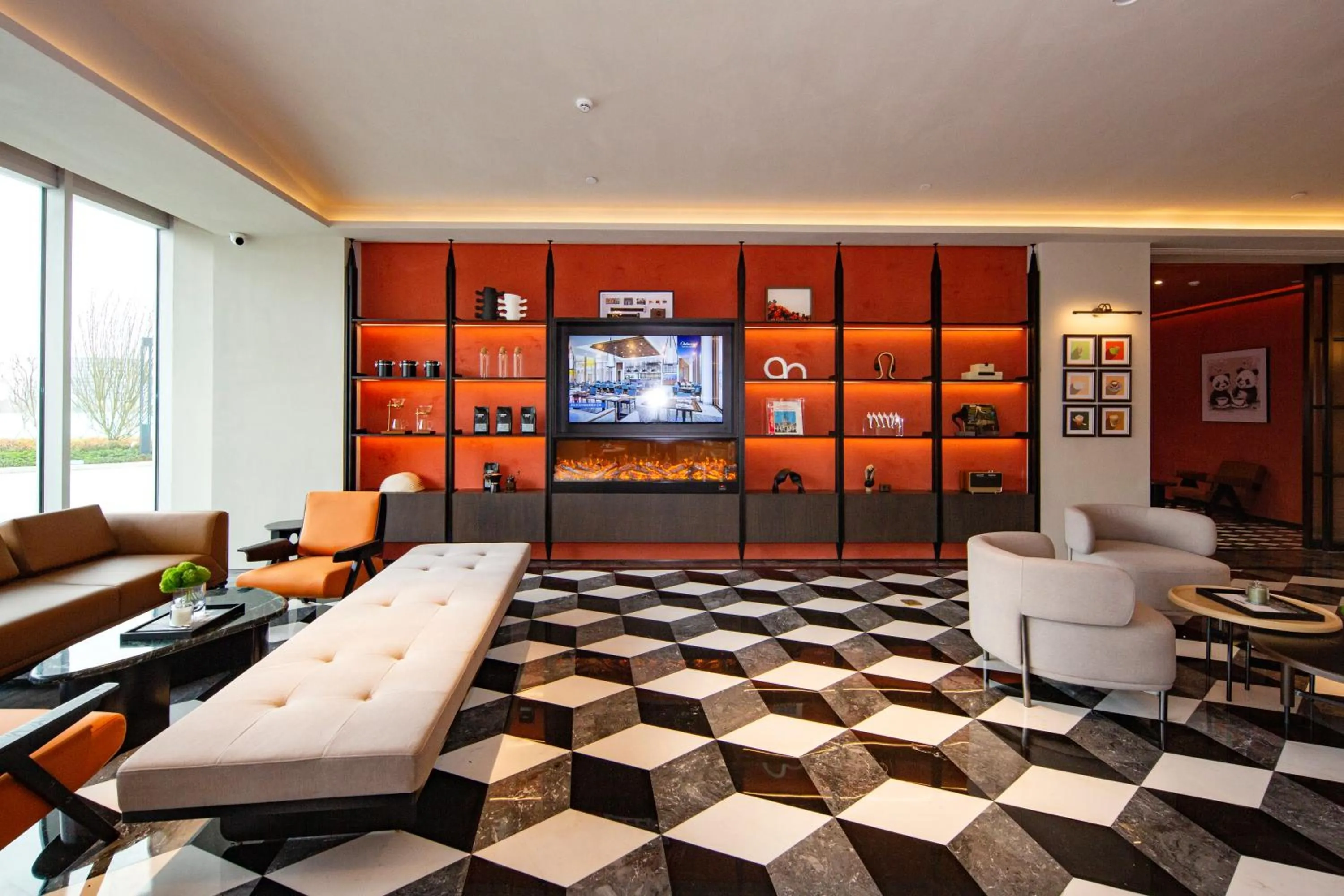 Communal lounge/ TV room in Citadines Connect East Chengdu