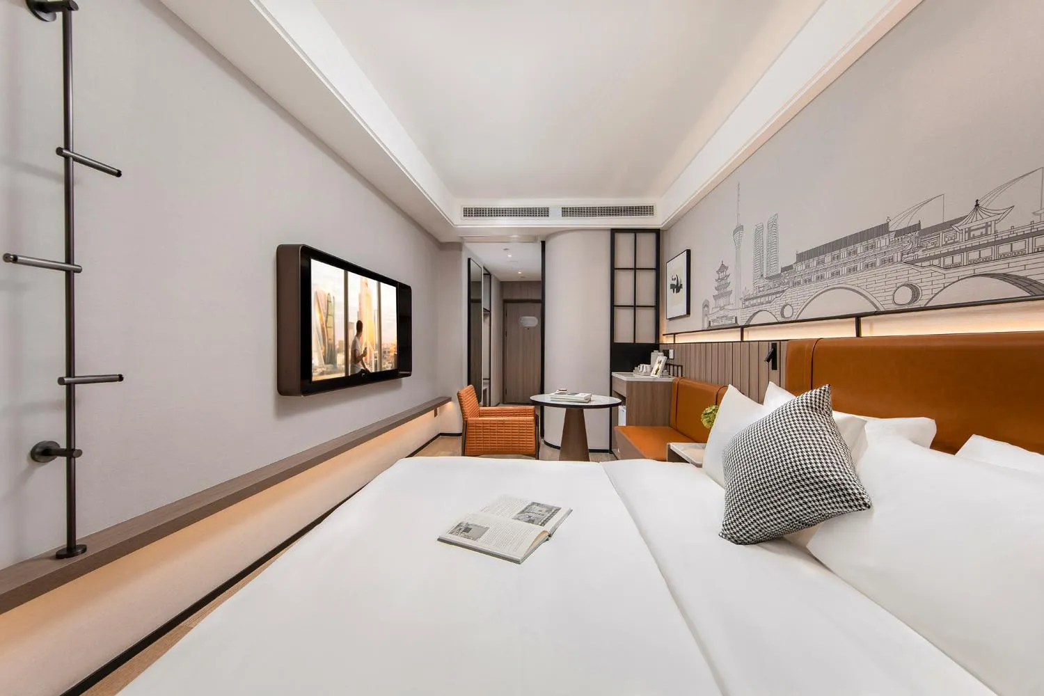 Bed in Citadines Connect East Chengdu