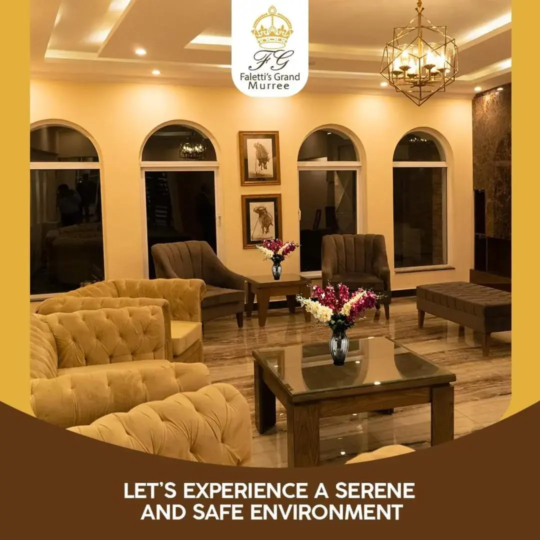 Lobby or reception in Falettis Grand Hotel Murree Lobby or reception in Falettis Grand Hotel Murree