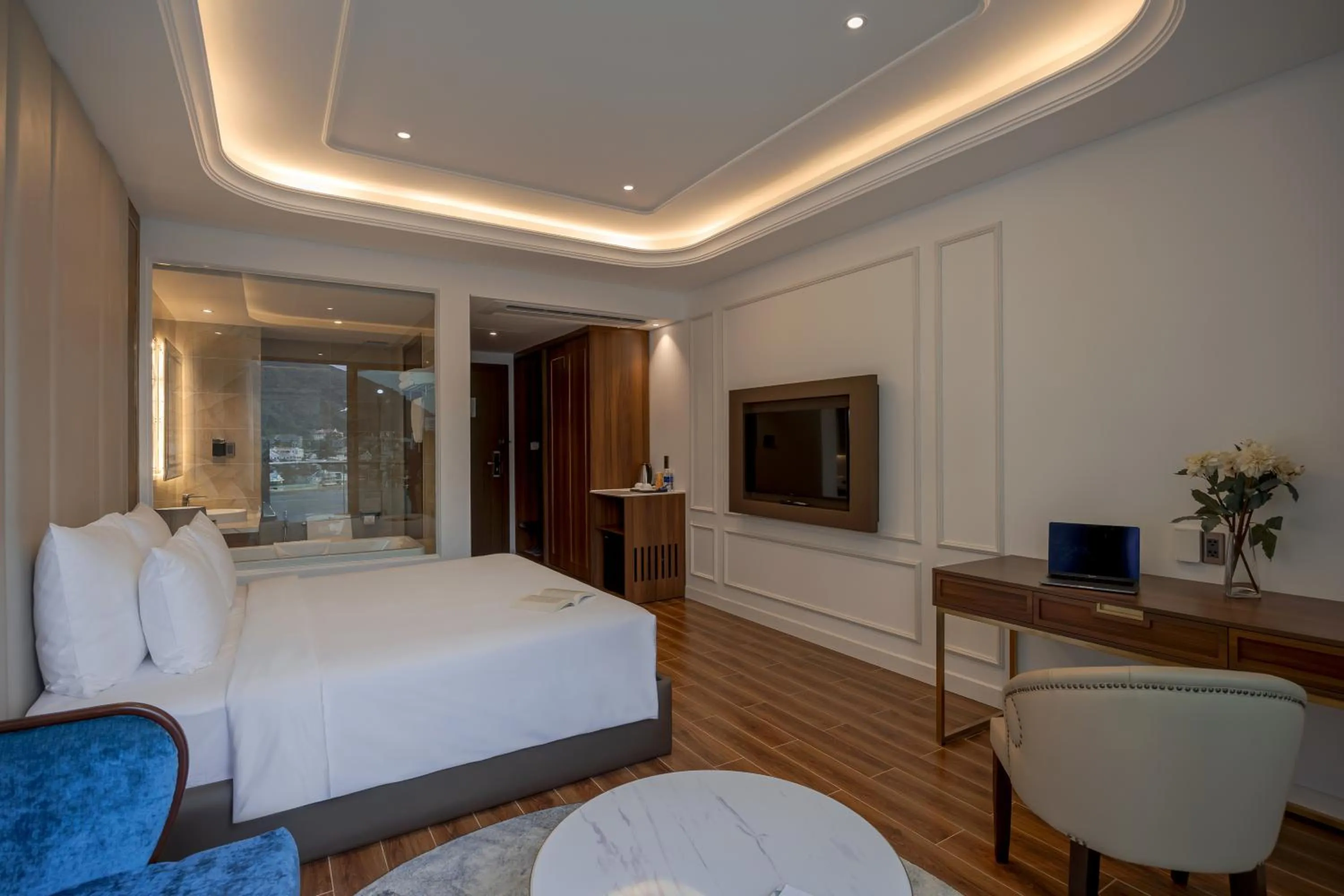 Bed in OYSTER BAY HOTEL VUNG TAU