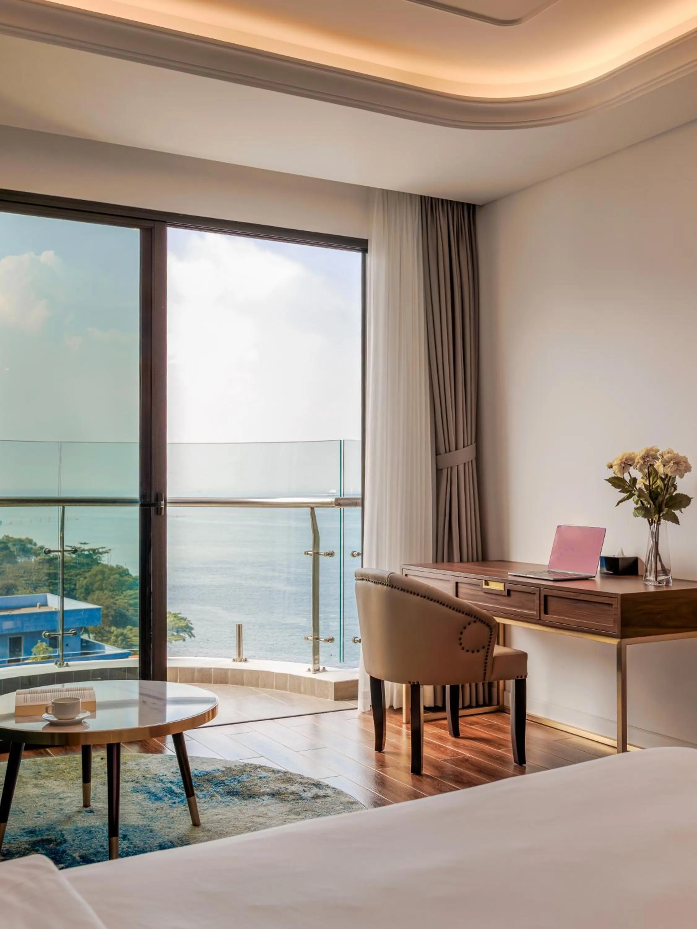 View (from property/room), Bed in OYSTER BAY HOTEL VUNG TAU