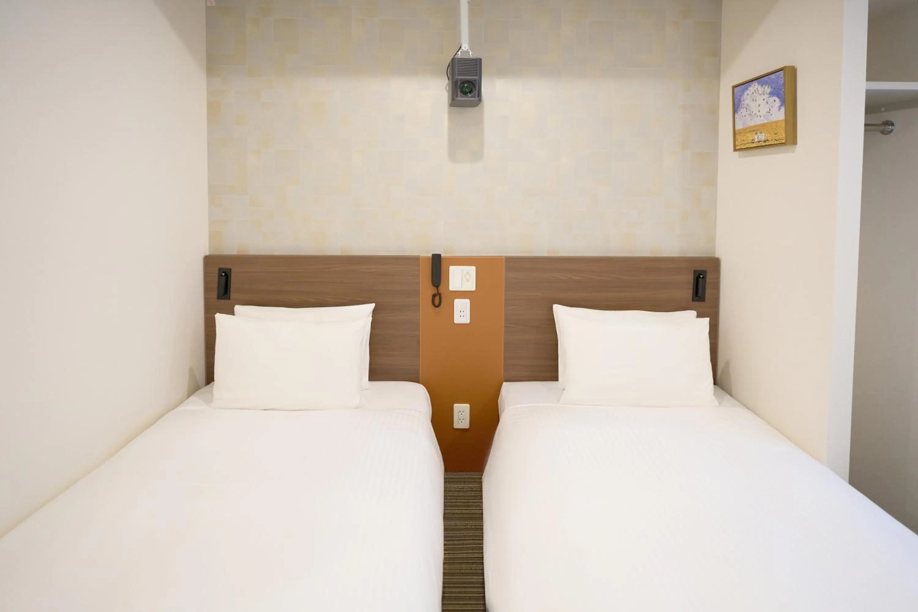 Photo of the whole room, Bed in Nplus HOTEL Tokyo Nihonbashi