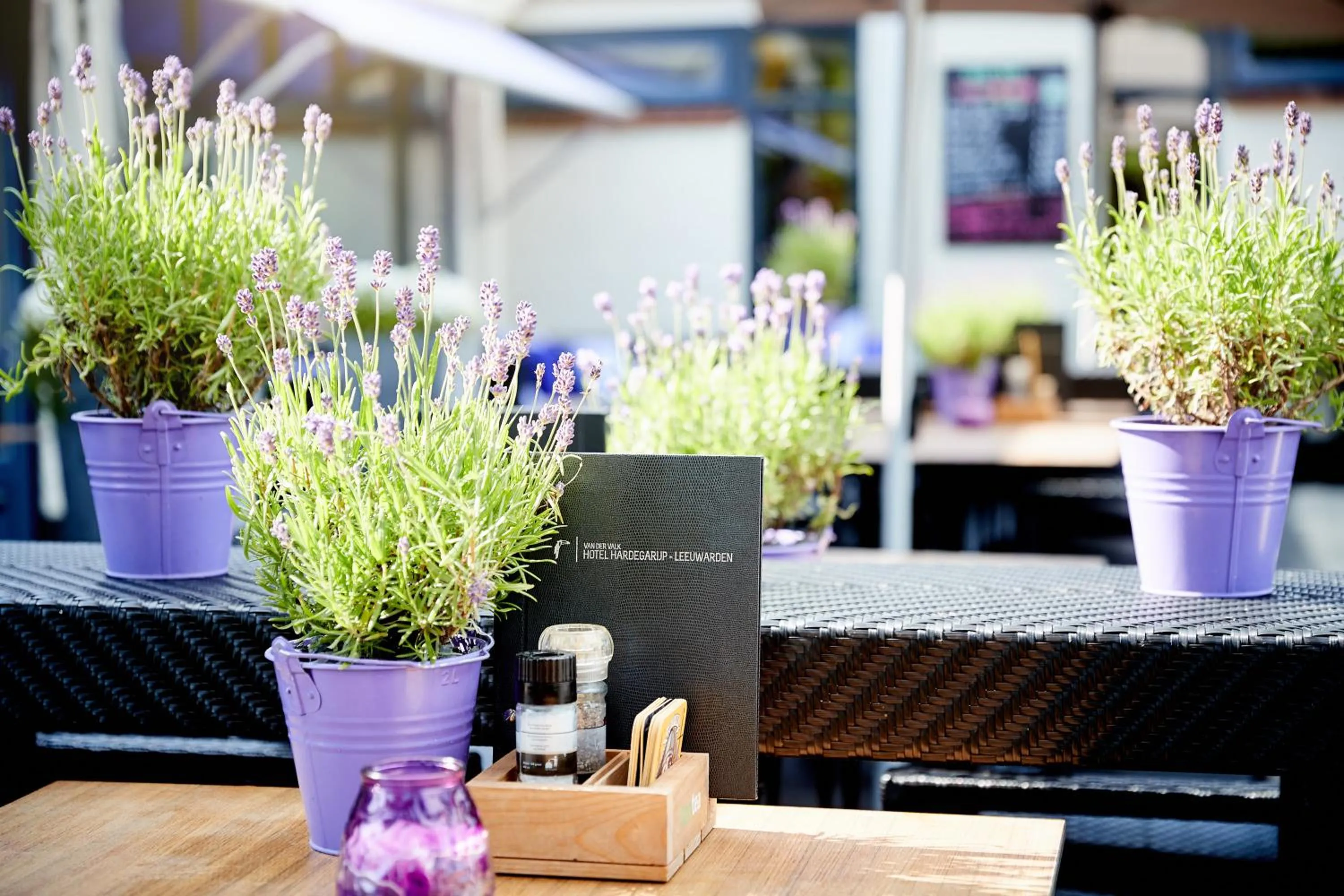 Patio in Van der Valk Hotel Hardegarijp - Leeuwarden