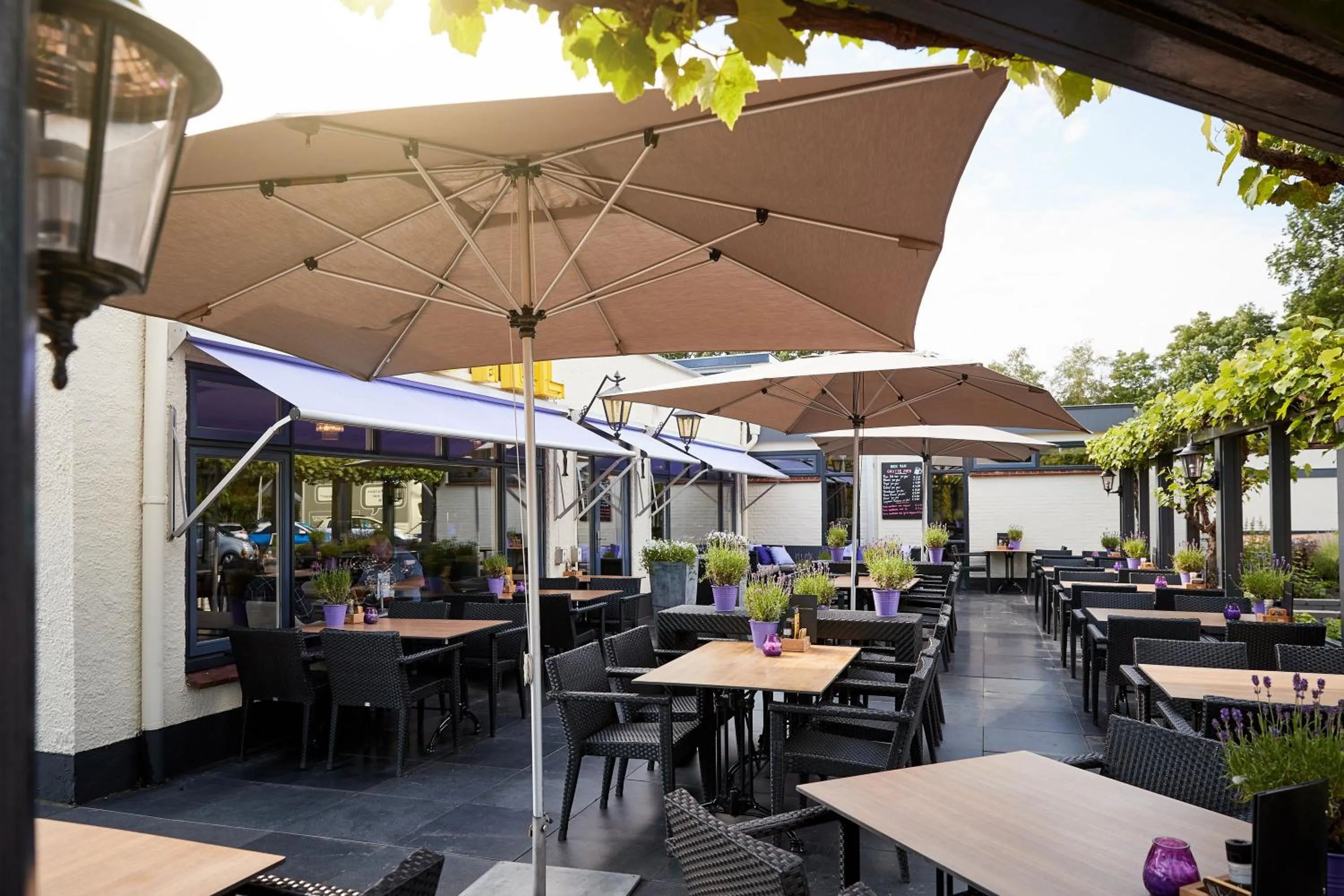 Patio in Van der Valk Hotel Hardegarijp - Leeuwarden