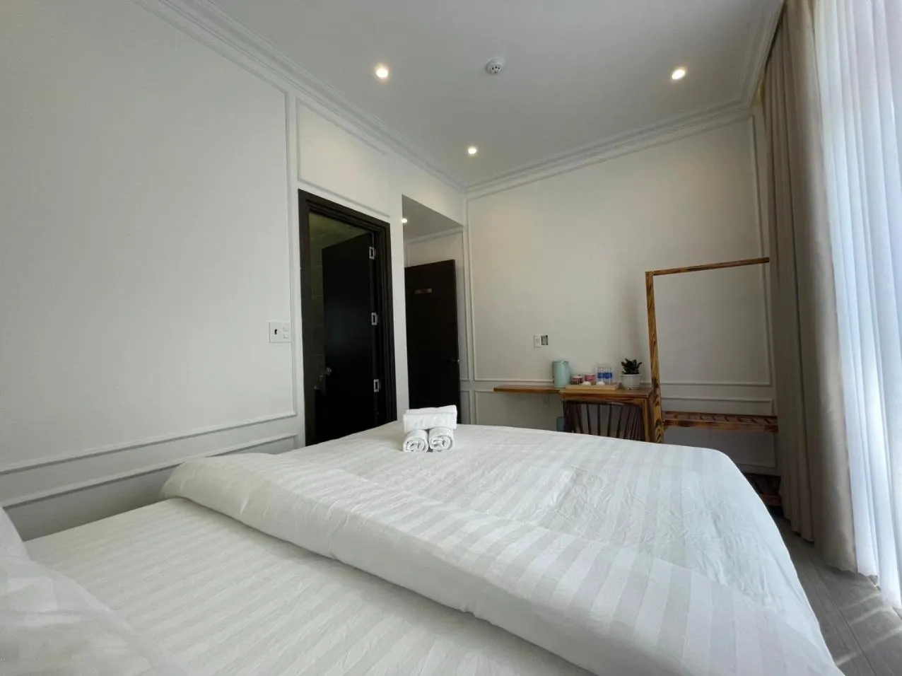 Photo of the whole room, Bed in LHASA HOTEL - Central hotel in Dalat