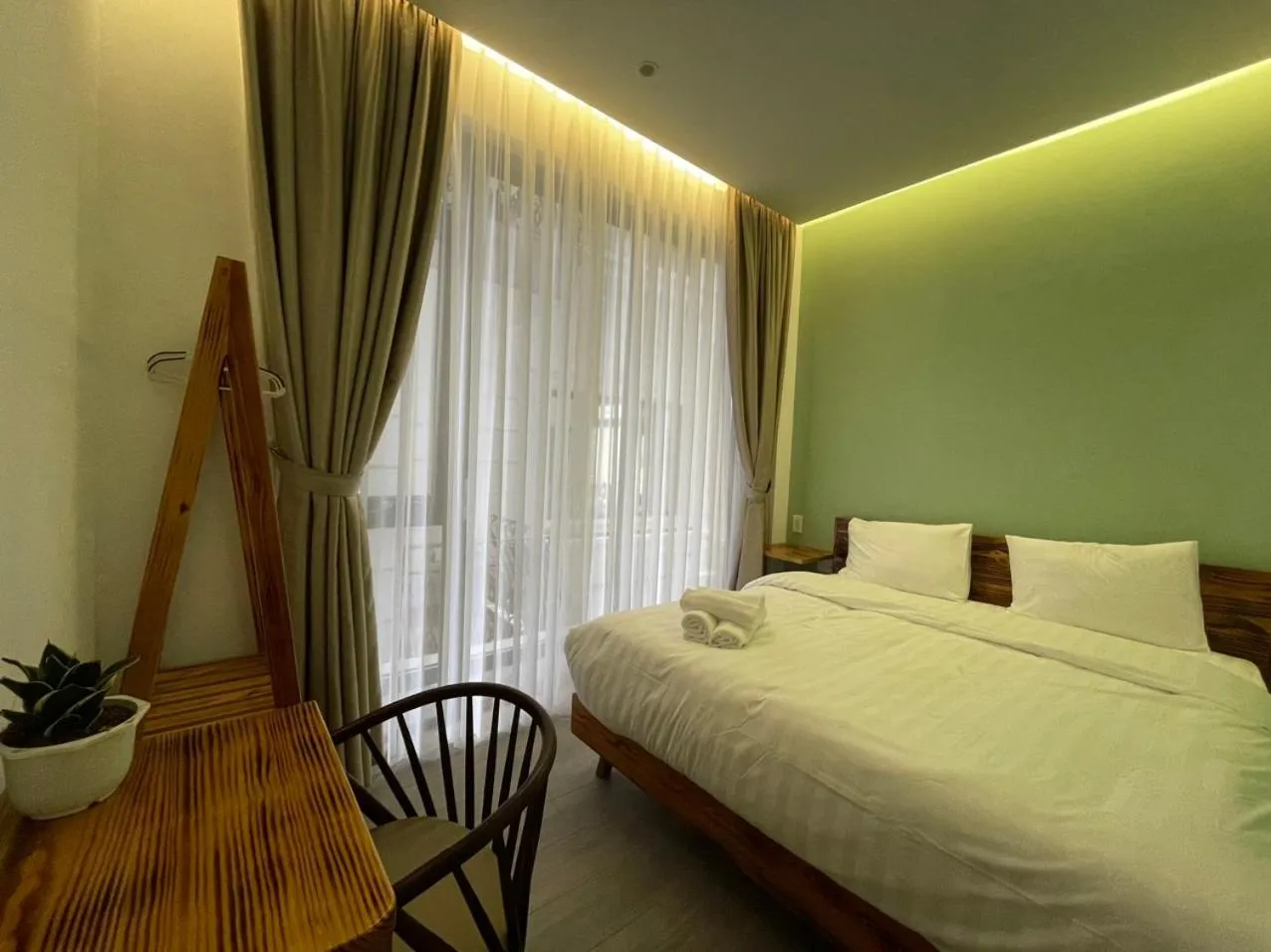 Photo of the whole room, Bed in LHASA HOTEL - Central hotel in Dalat