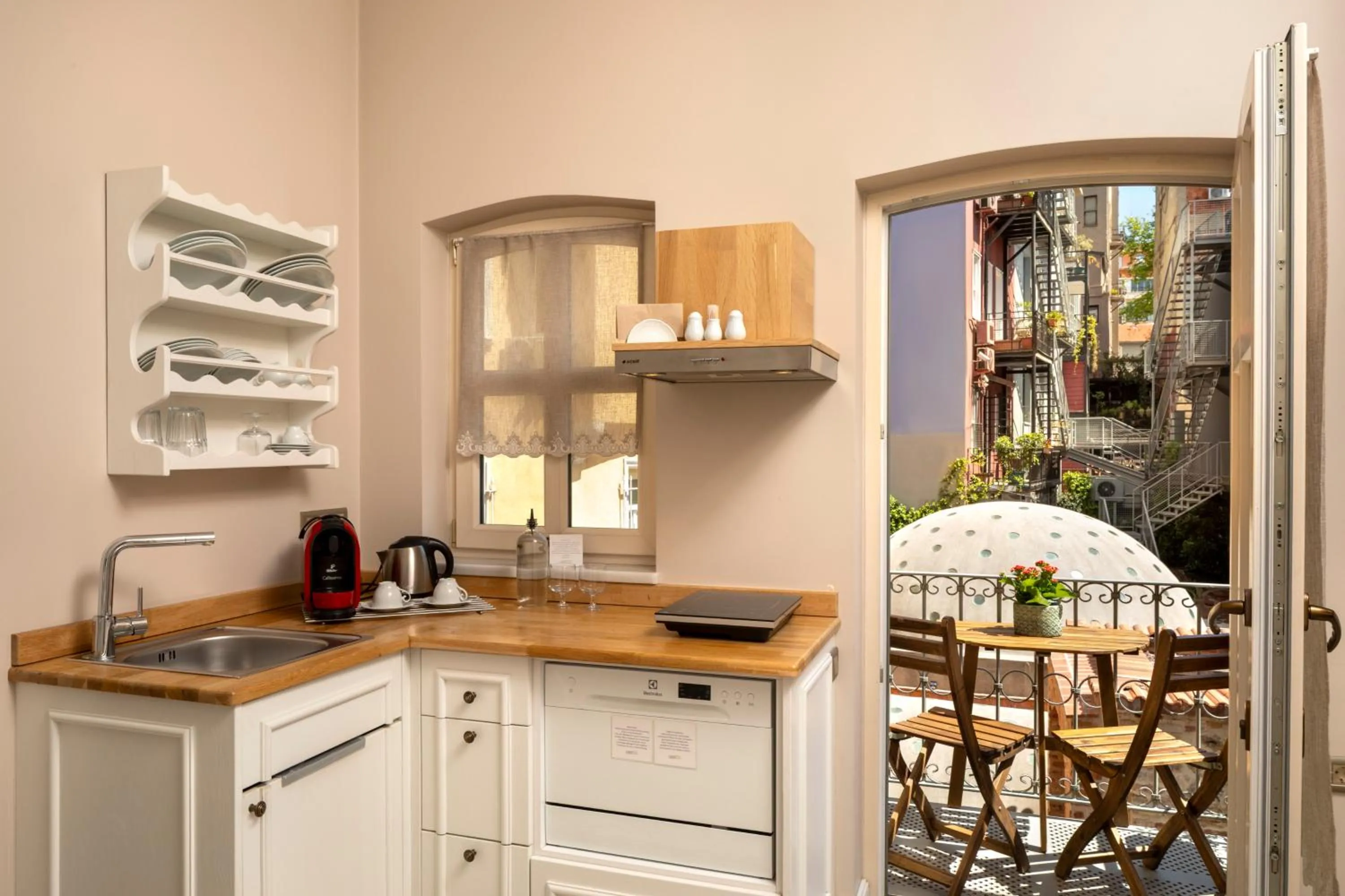 Kitchen or kitchenette in Hammamhane Hotel