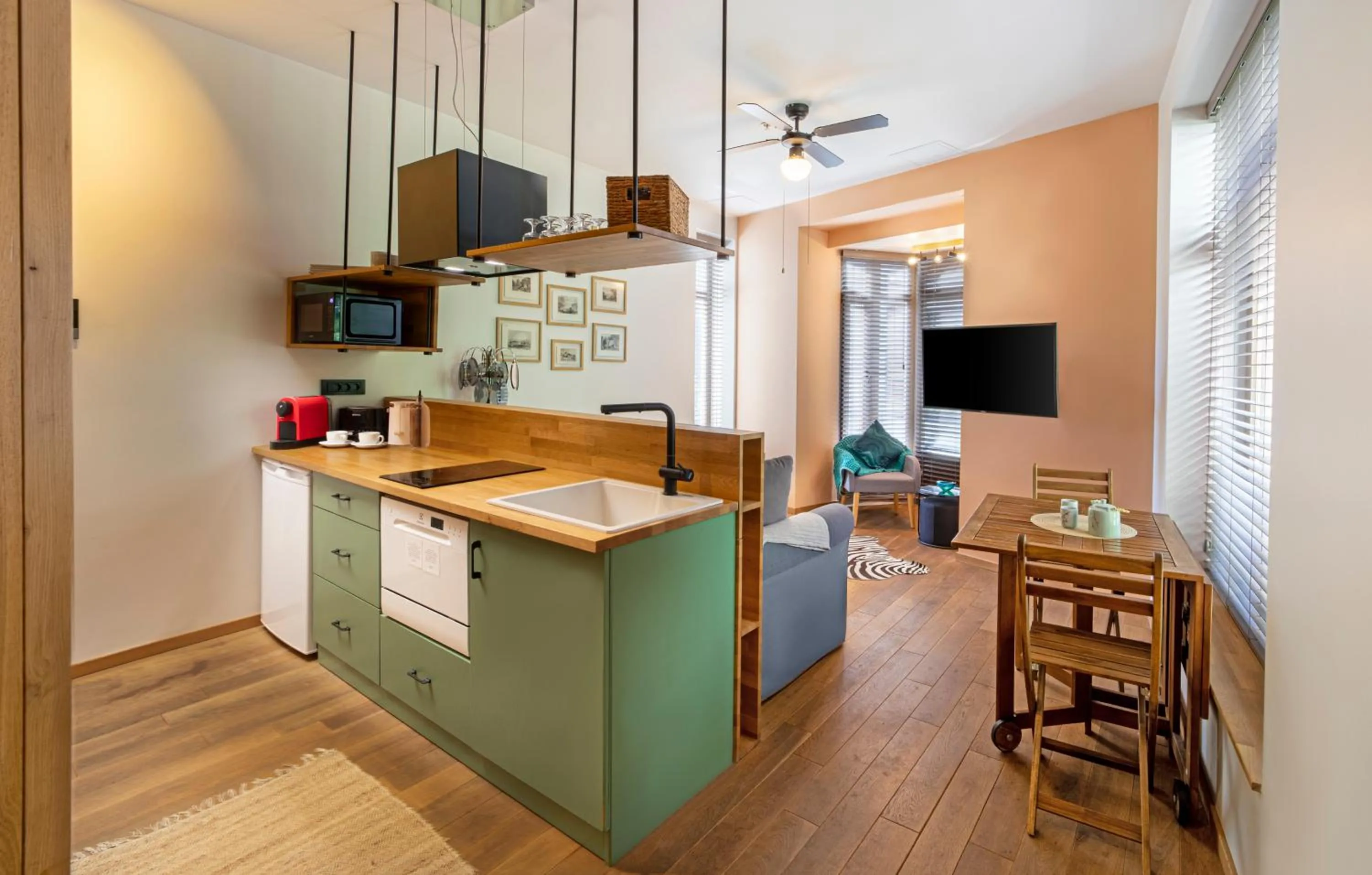 Kitchen or kitchenette in Hammamhane Hotel