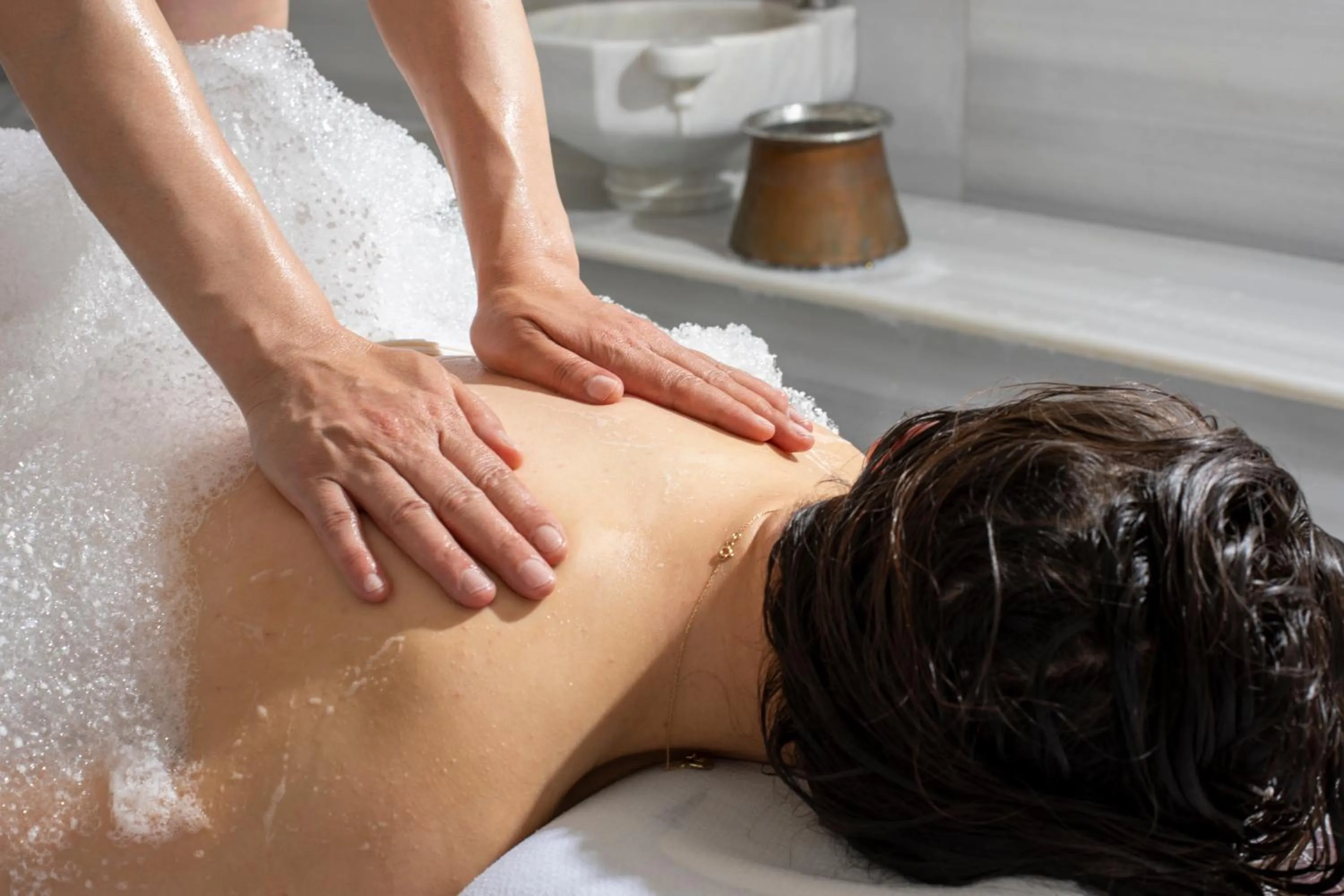 Steam room in Hammamhane Hotel