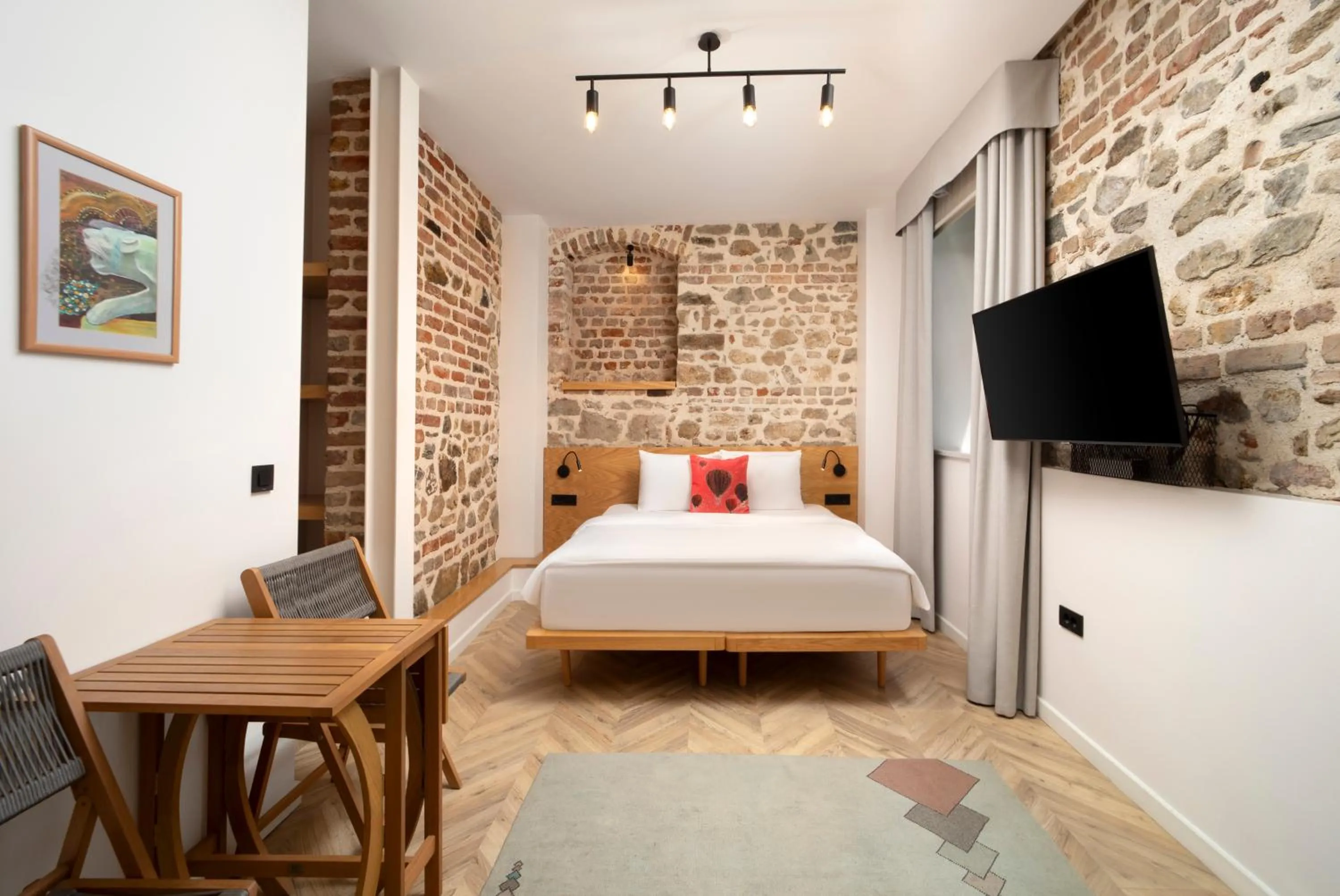 Bed in Hammamhane Hotel