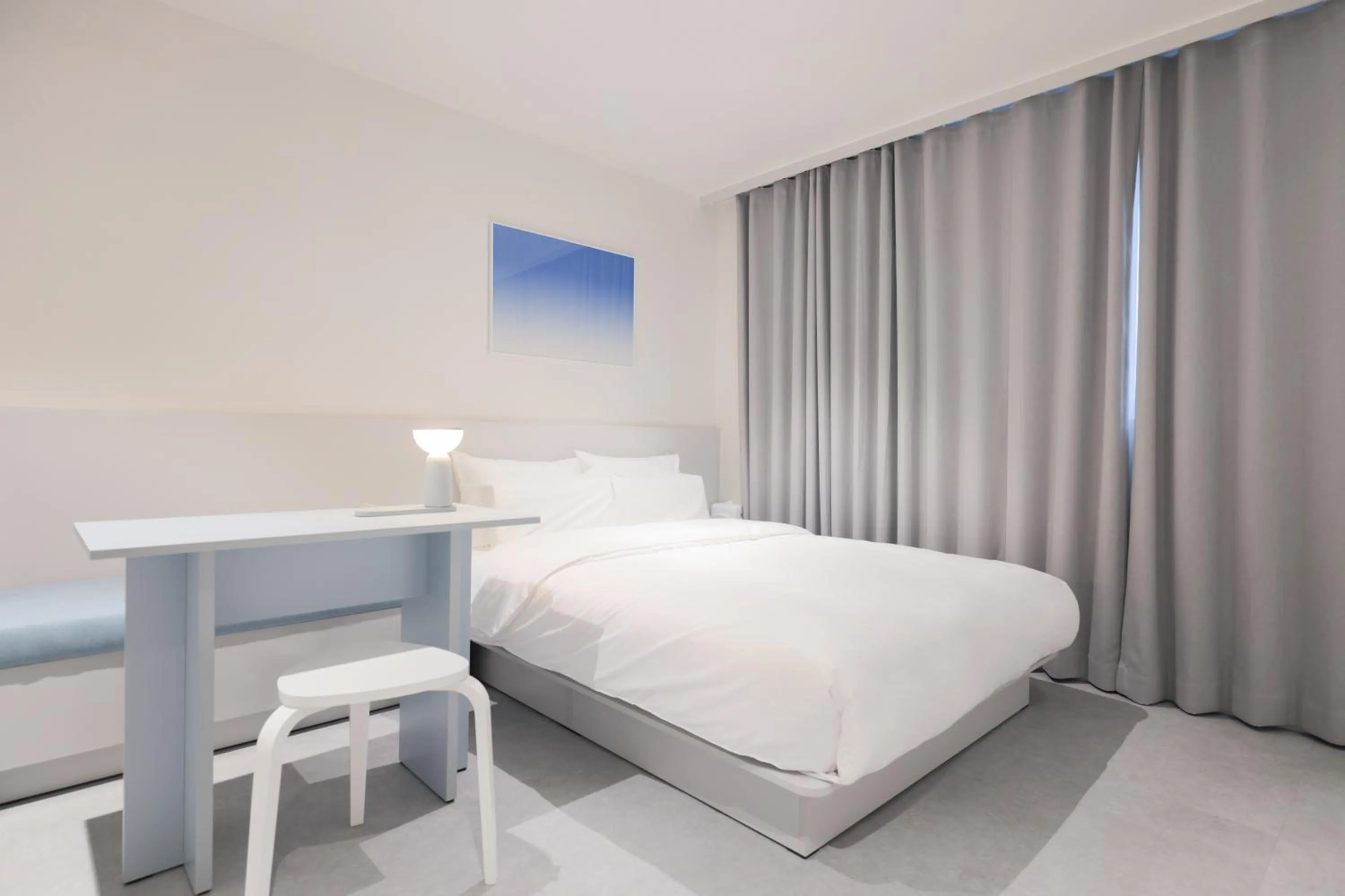 Bed in Aank Air Hotel Daejeon