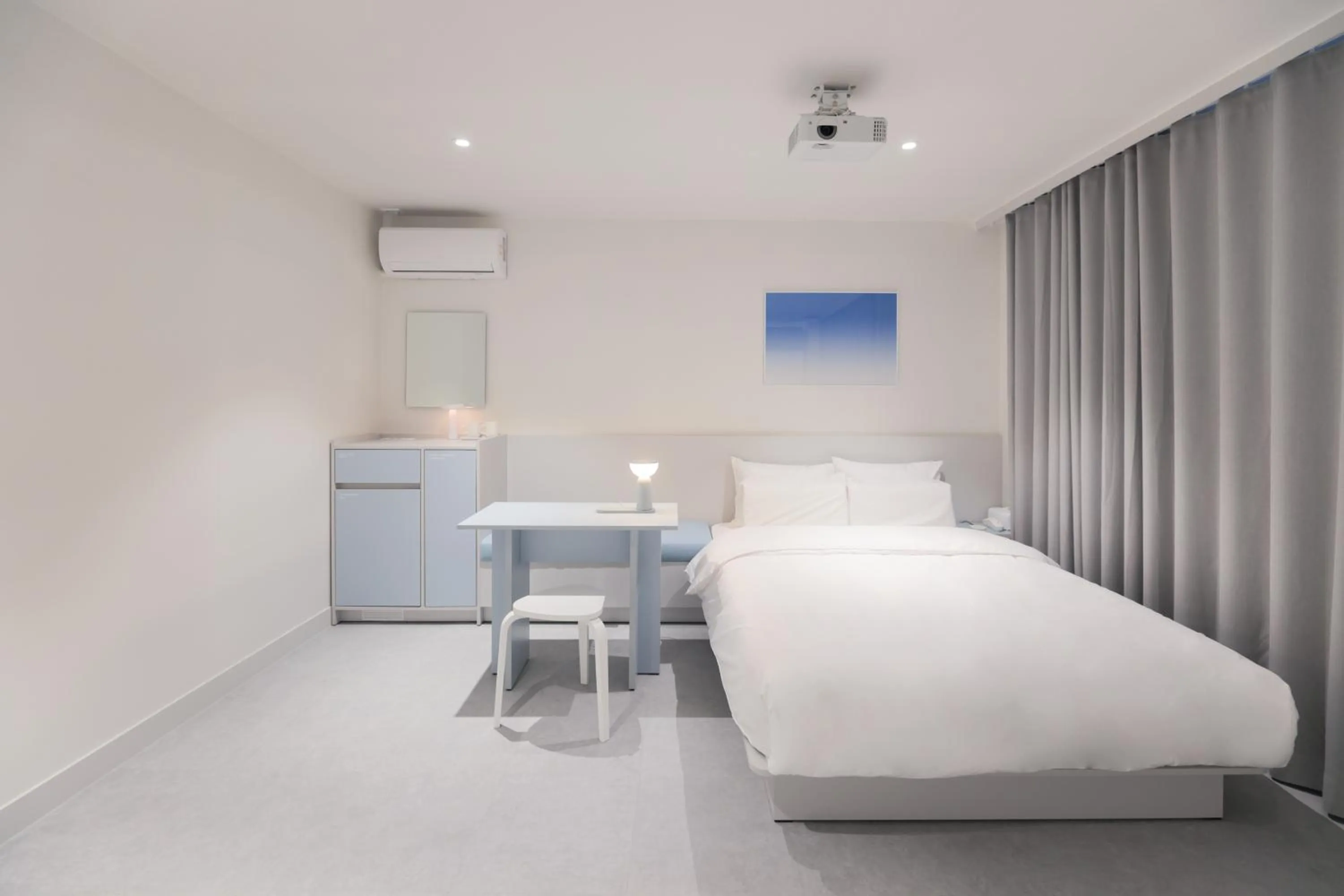 Bed in Aank Air Hotel Daejeon