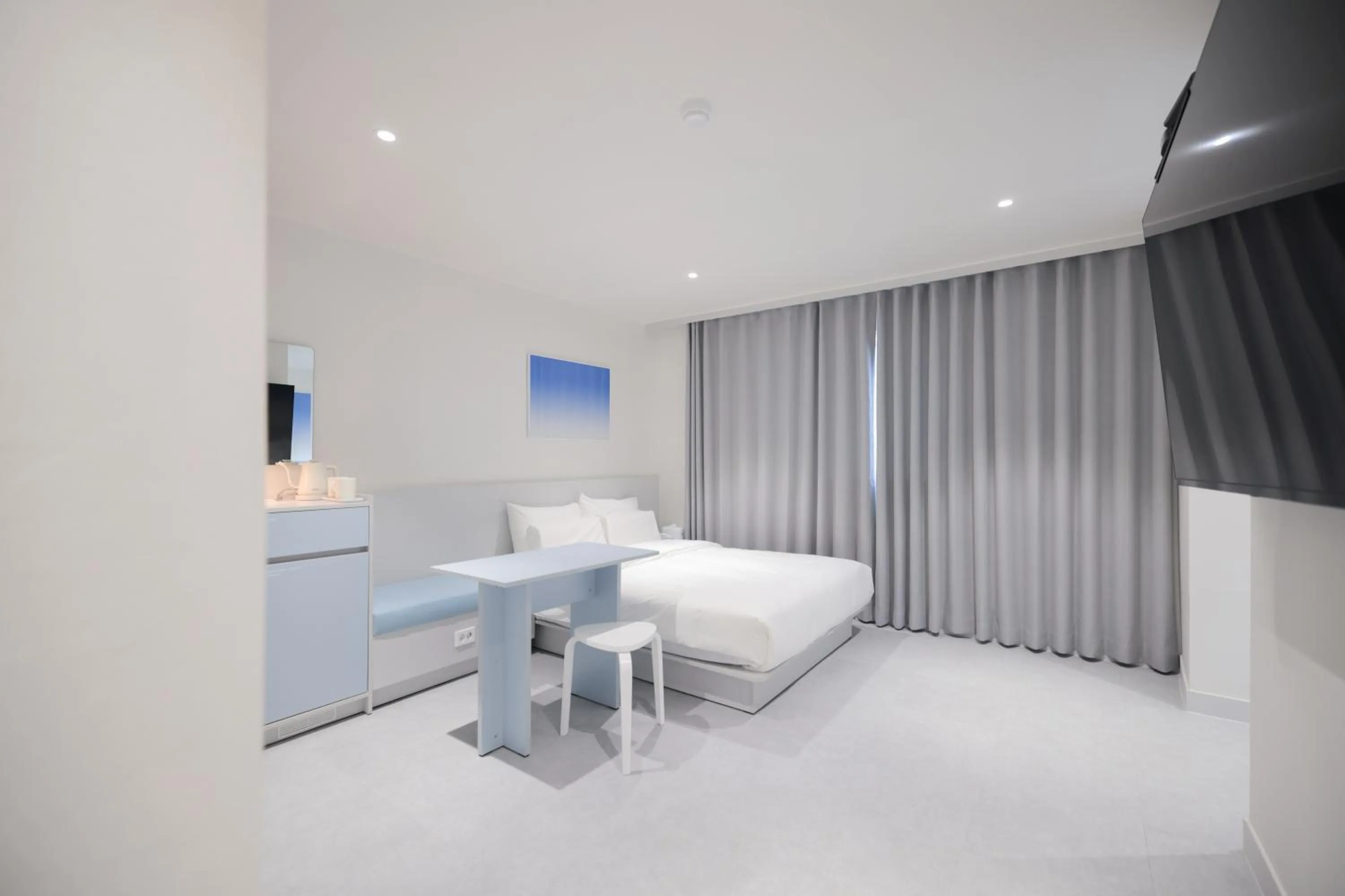 Bed in Aank Air Hotel Daejeon