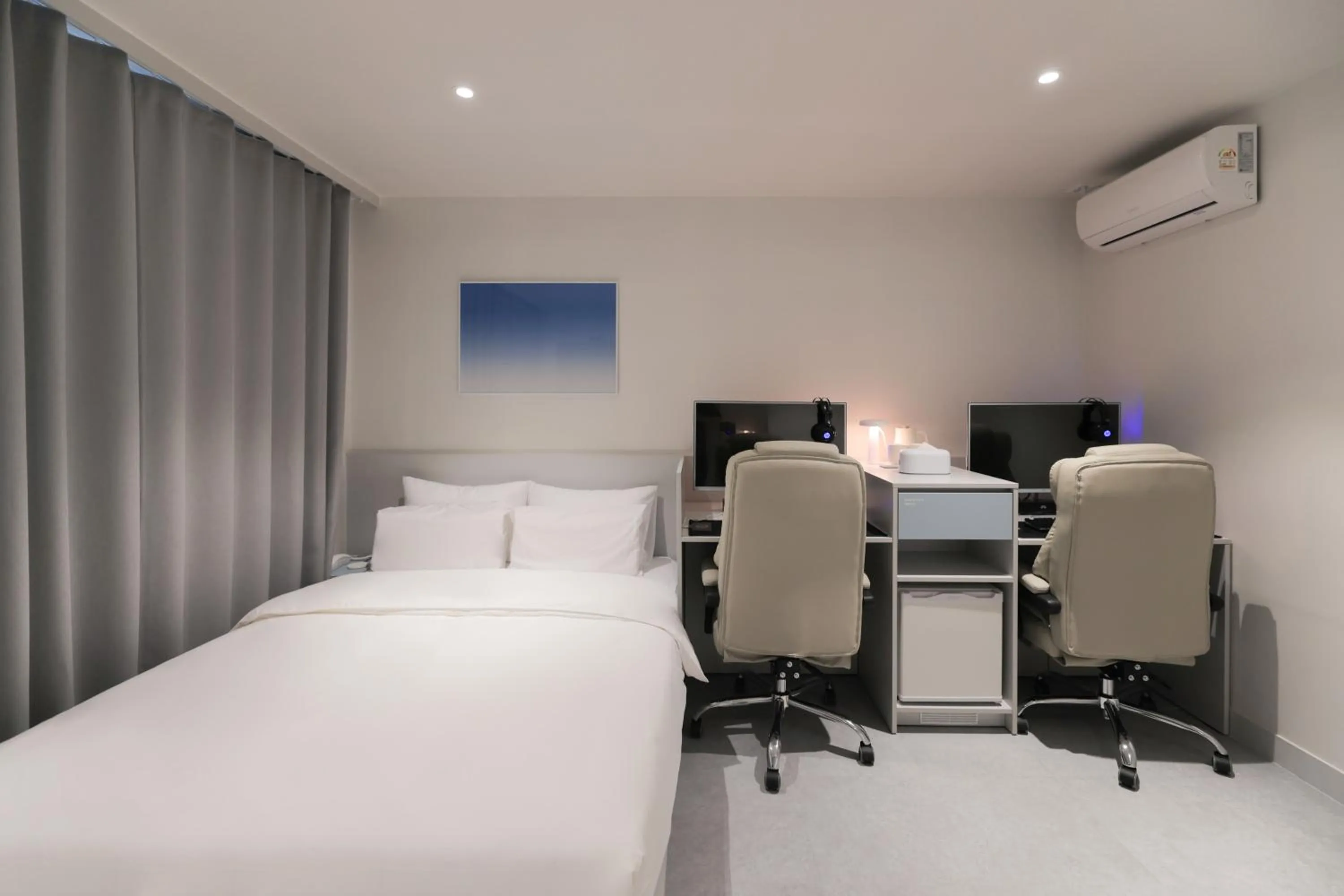 Bed in Aank Air Hotel Daejeon