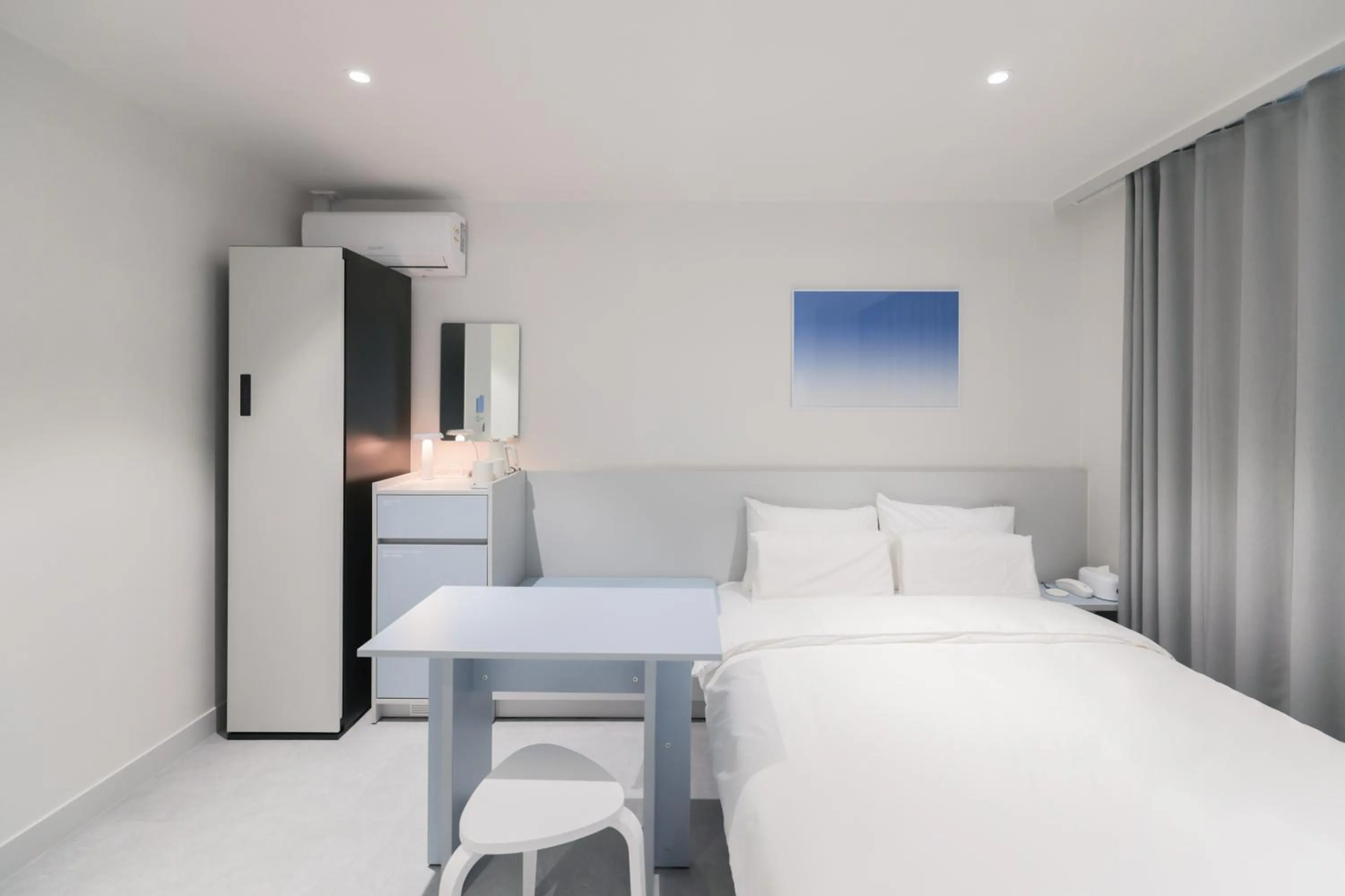 Bed in Aank Air Hotel Daejeon