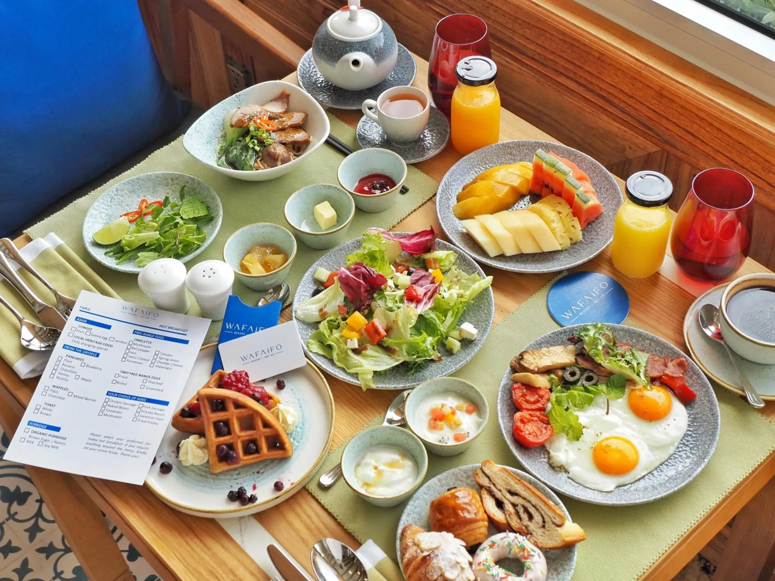 Food and drinks in Wafaifo Resort Hoi An Food and drinks in Wafaifo Resort Hoi An