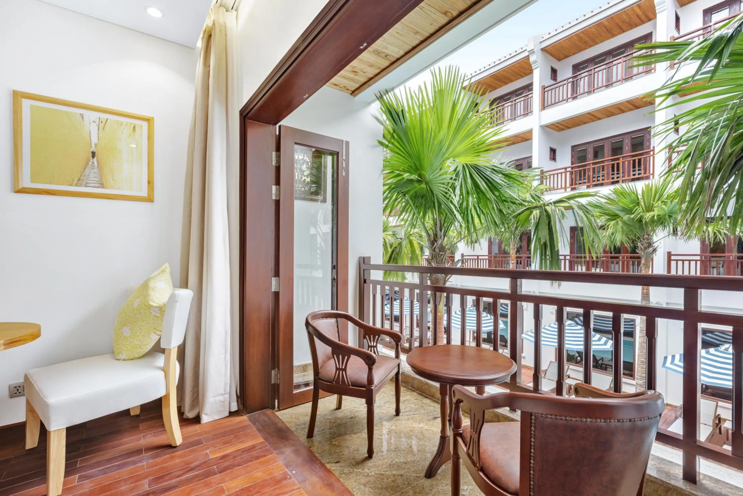 Patio in Wafaifo Resort Hoi An