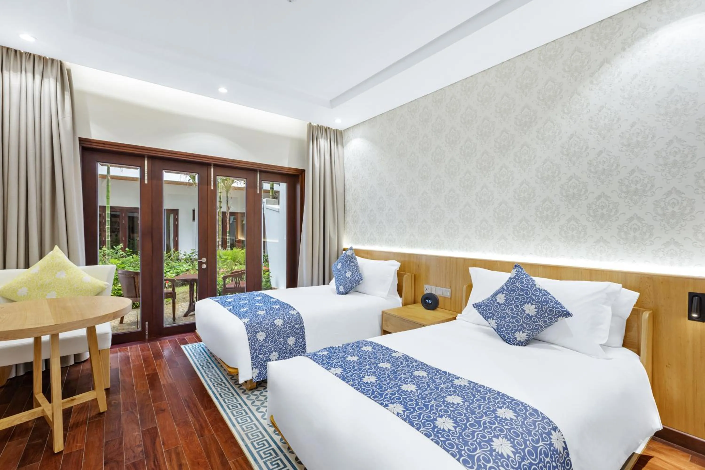 Bed in Wafaifo Resort Hoi An