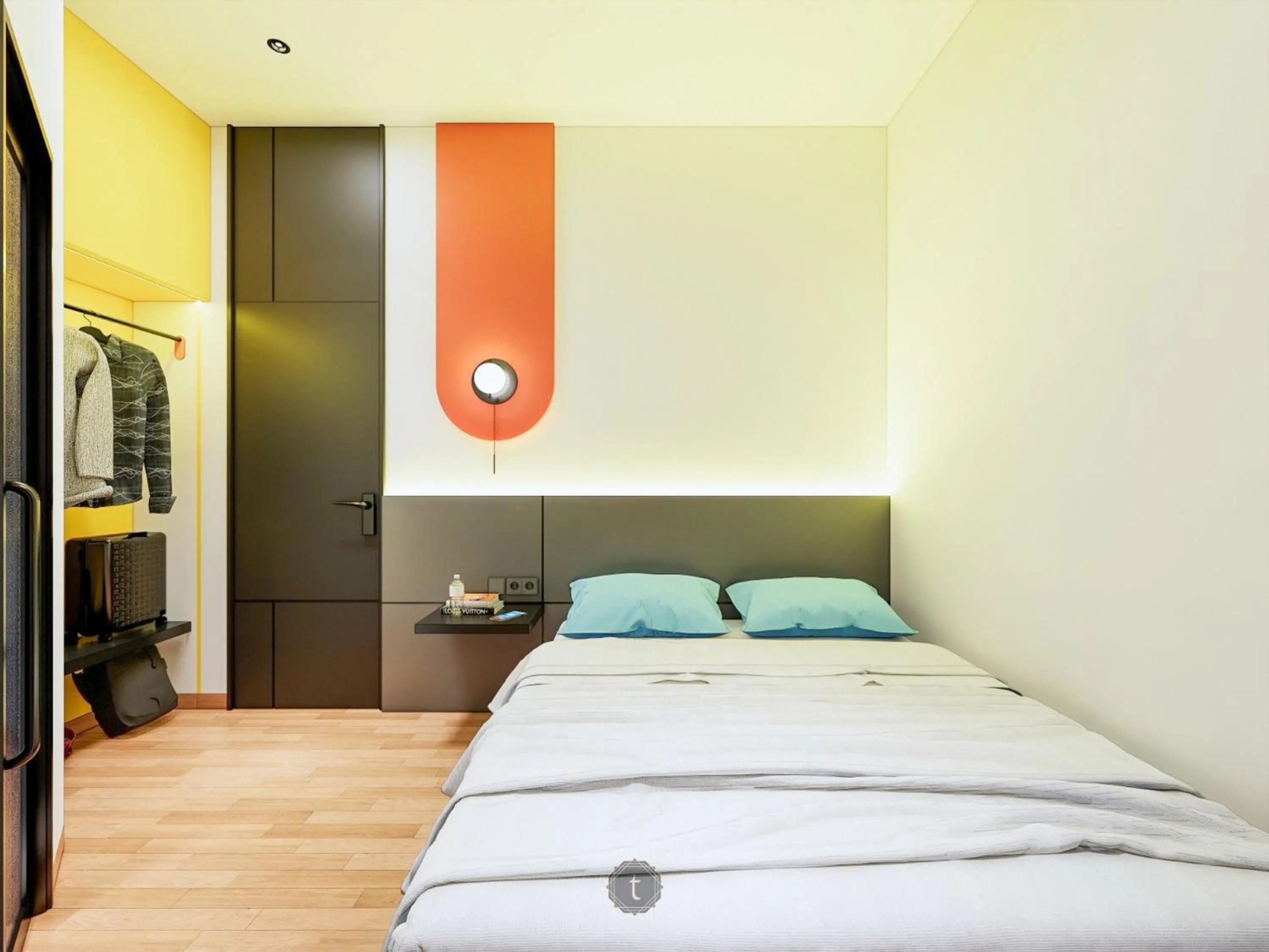 Bed in SANS Hotel Premiere Majapahit Semarang