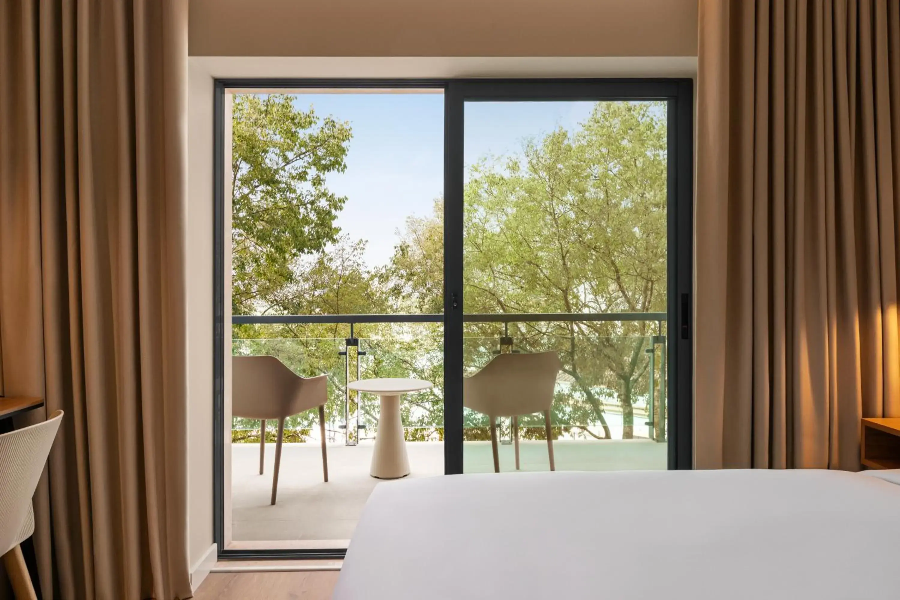 Balcony/Terrace, Bed in Holiday Inn Beja by IHG Balcony/Terrace, Bed in Holiday Inn Beja by IHG