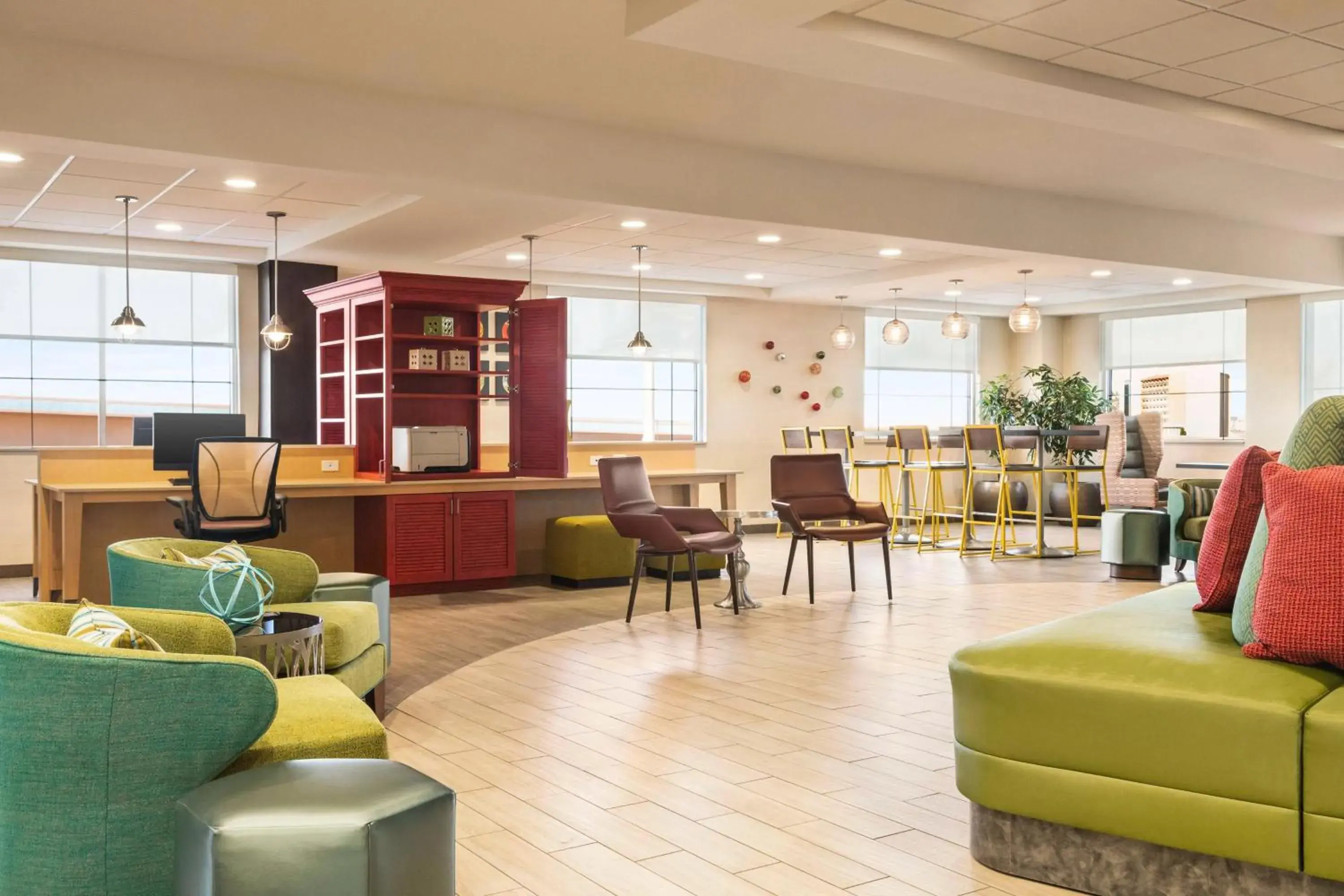 Lobby or reception in Home2 Suites by Hilton Albuquerque Downtown/University Lobby or reception in Home2 Suites by Hilton Albuquerque Downtown/University