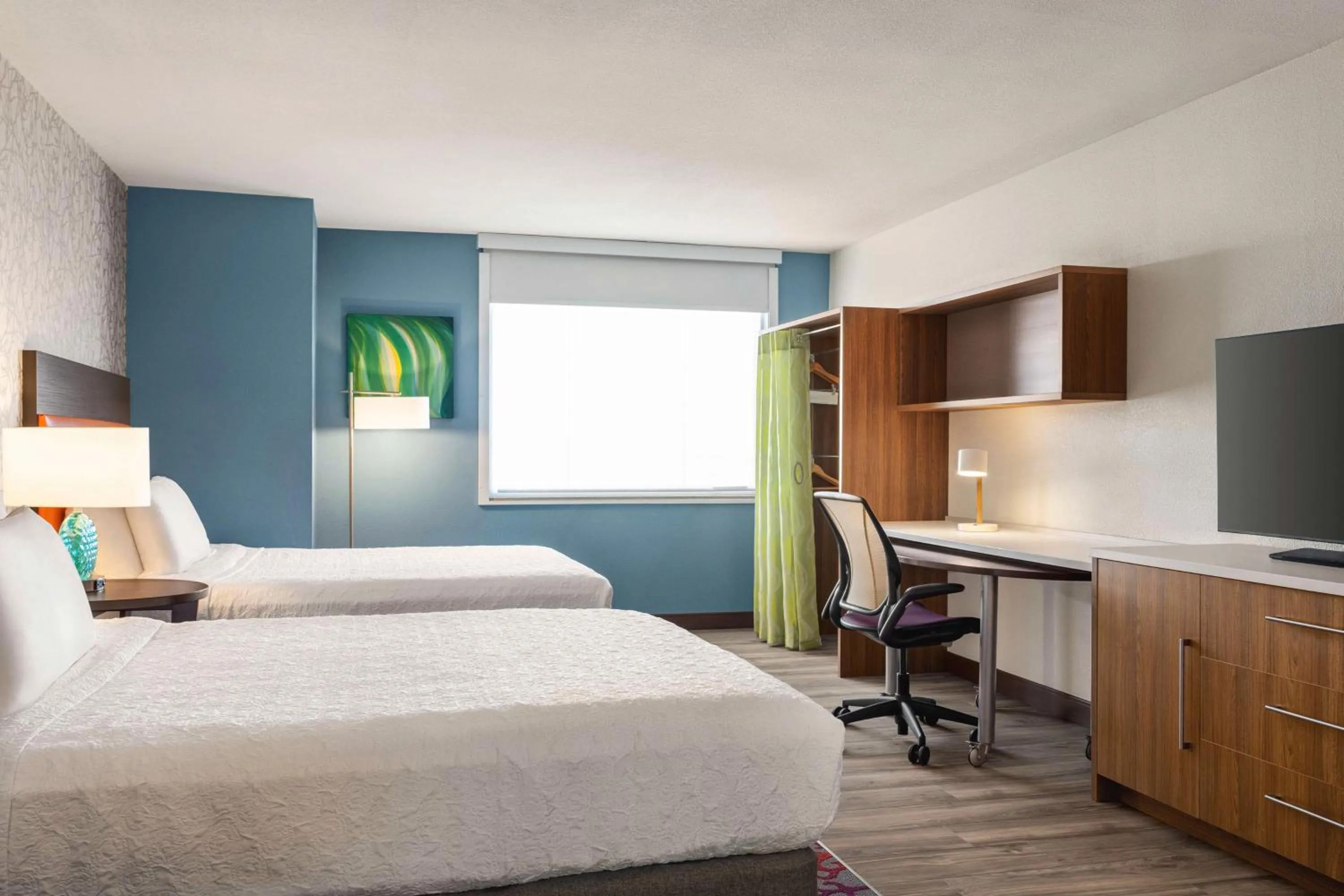 Bedroom, Bed in Home2 Suites by Hilton Albuquerque Downtown/University