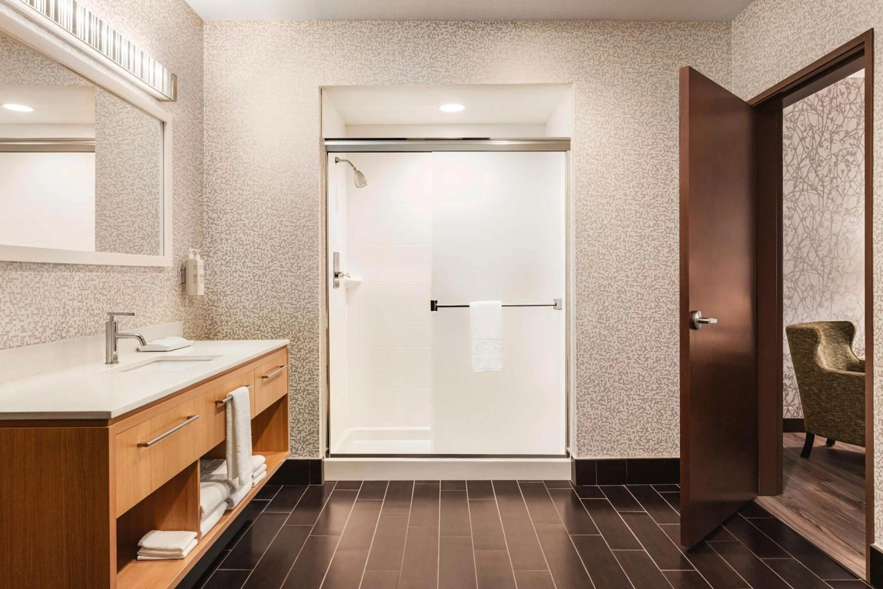 Bathroom in Home2 Suites by Hilton Albuquerque Downtown/University