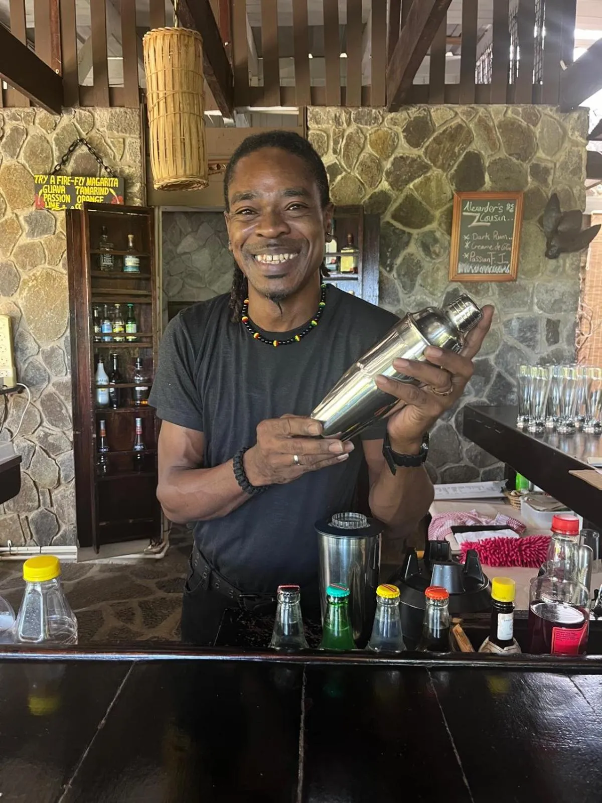 Lounge or bar in Firefly Estate Bequia