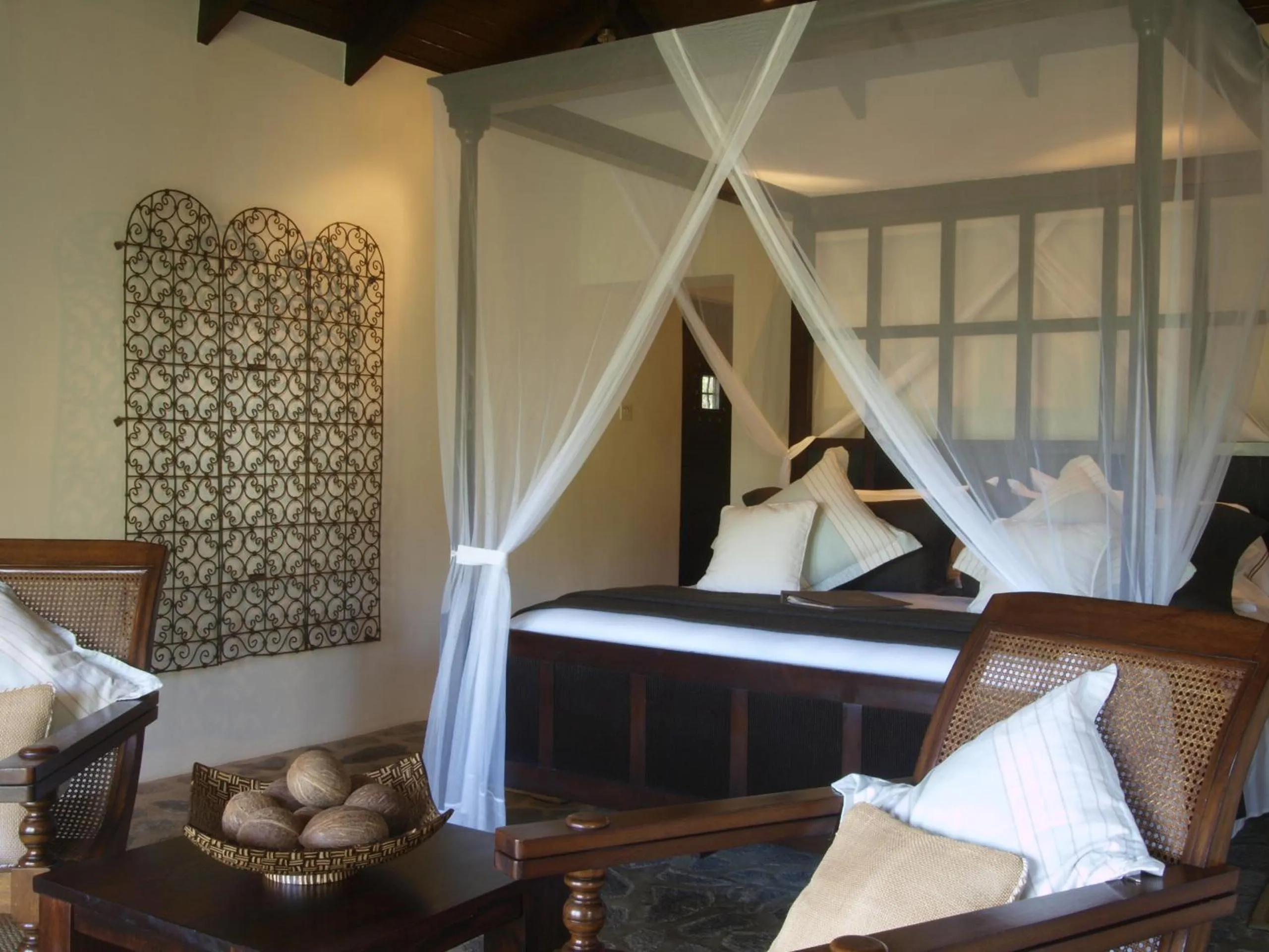 Bedroom, Bed in Firefly Estate Bequia