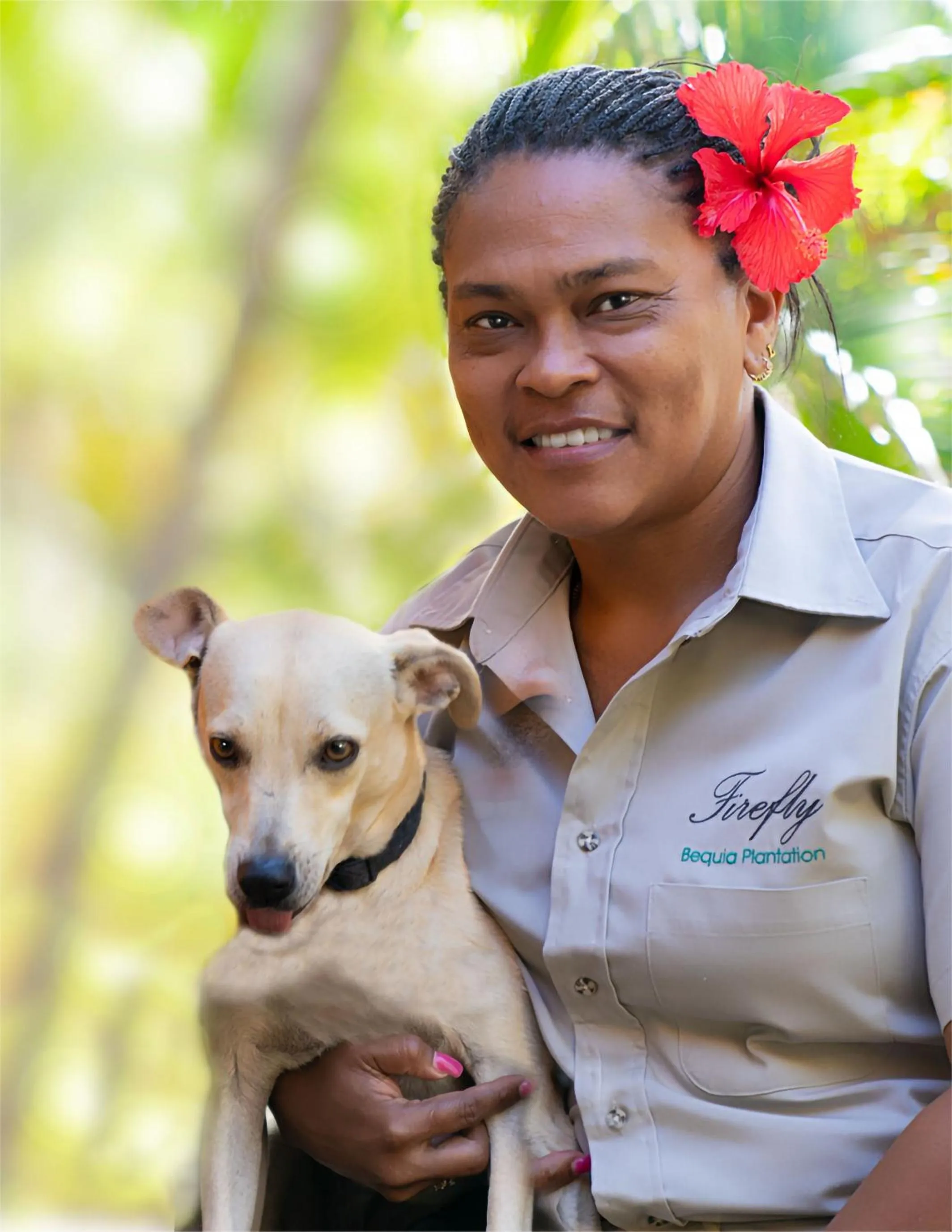 Staff in Firefly Estate Bequia