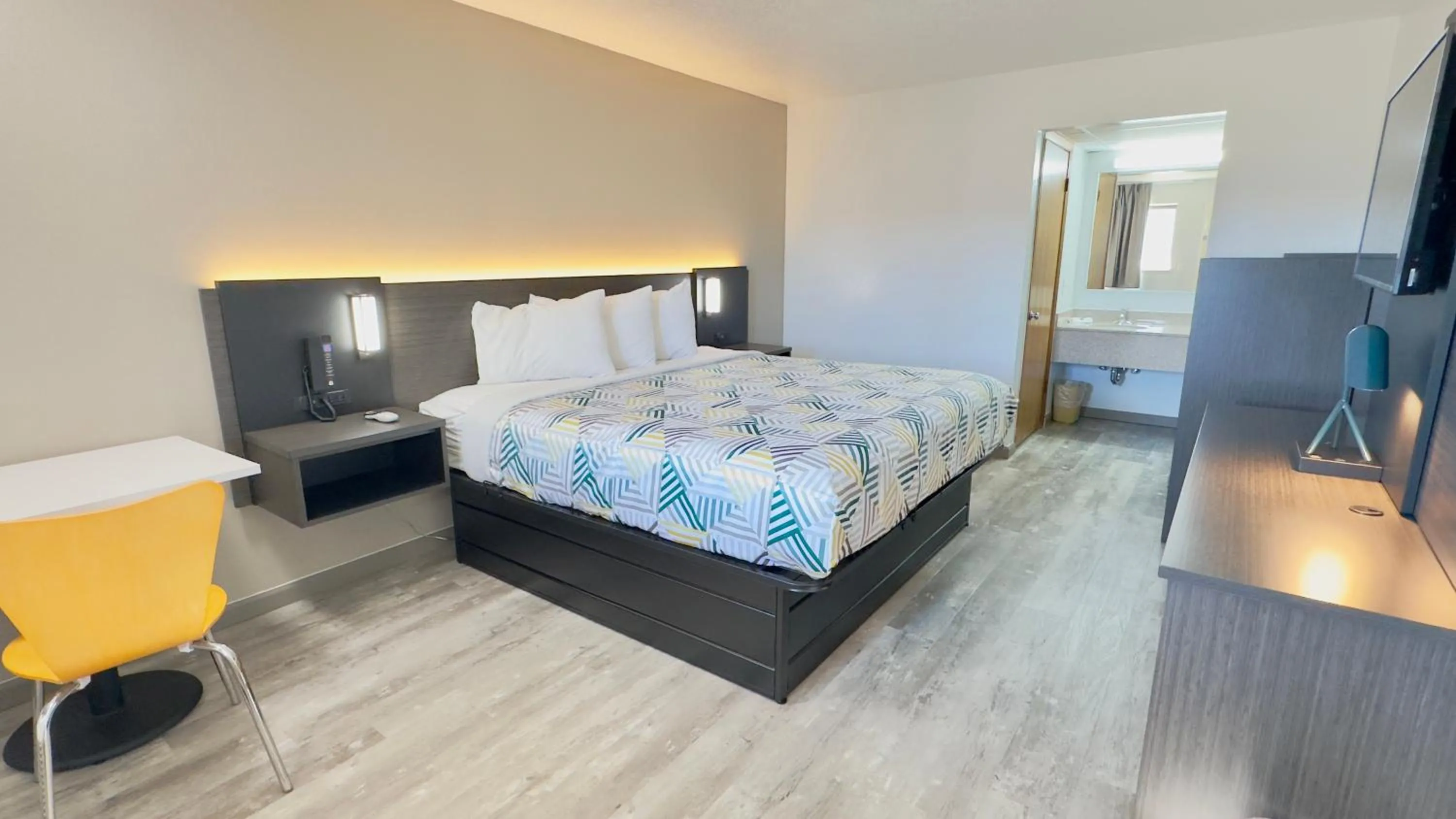 Bed in Motel 6-Dyersburg, TN