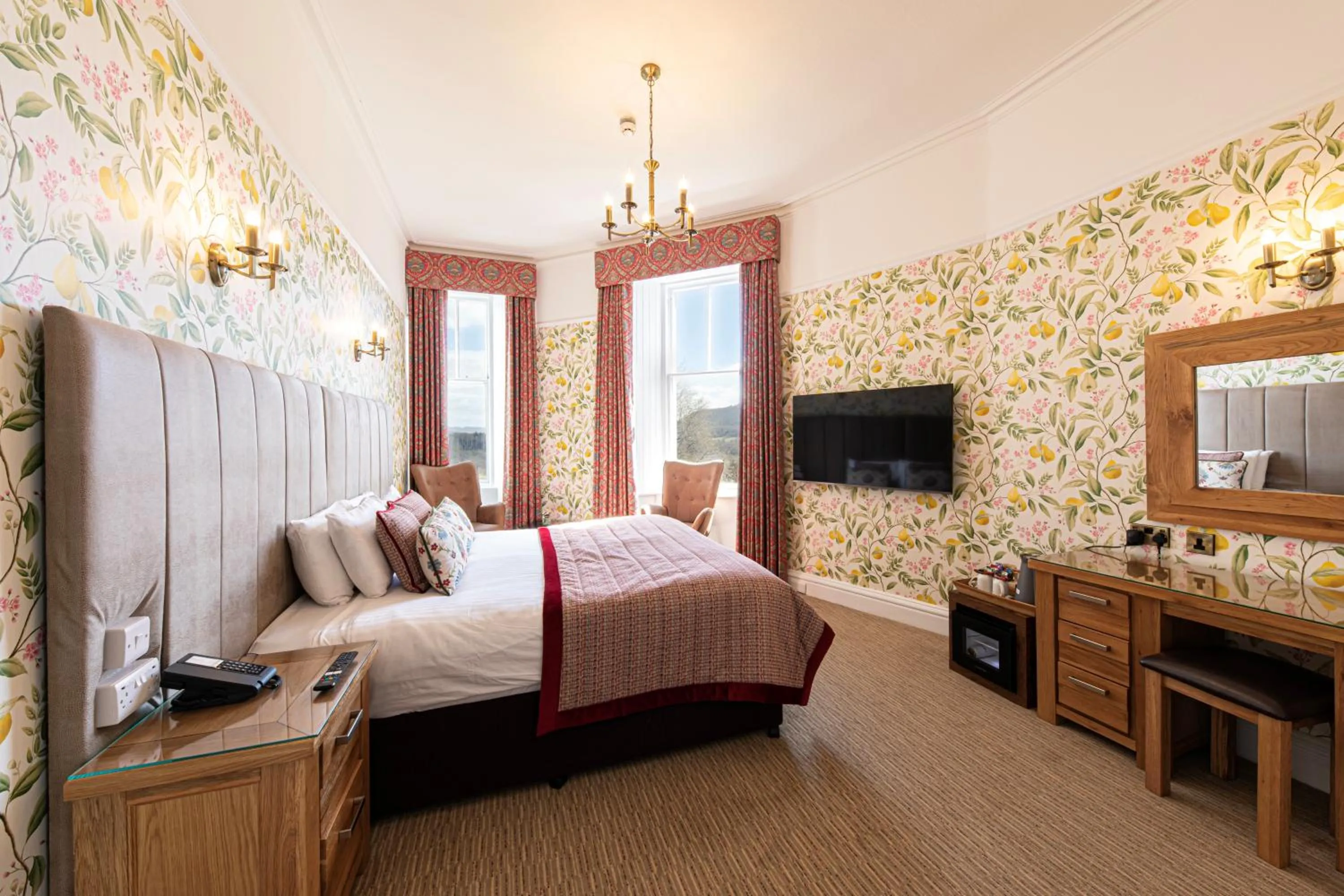 Bedroom, Bed in The Atholl Palace