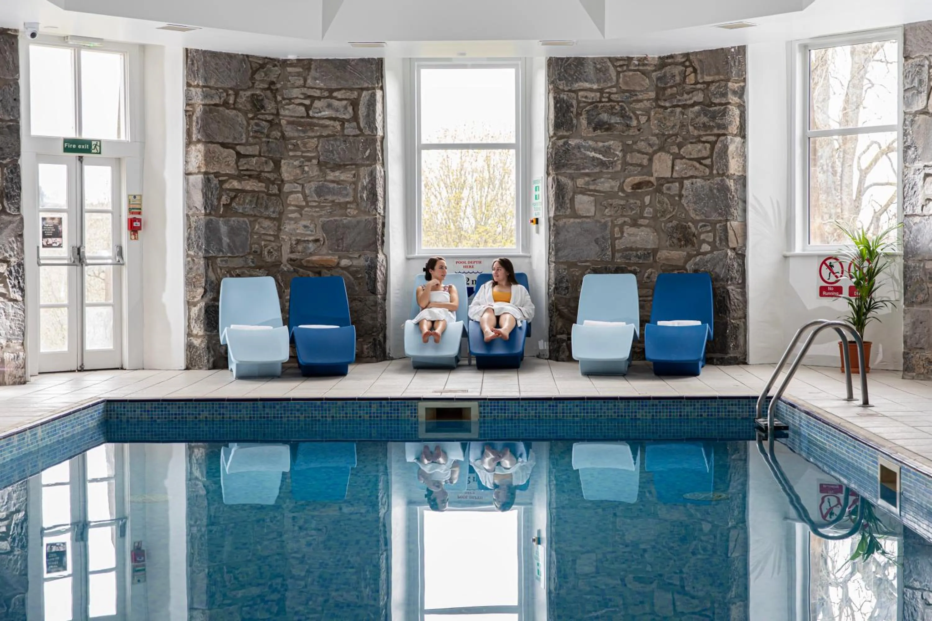 Swimming pool in The Atholl Palace