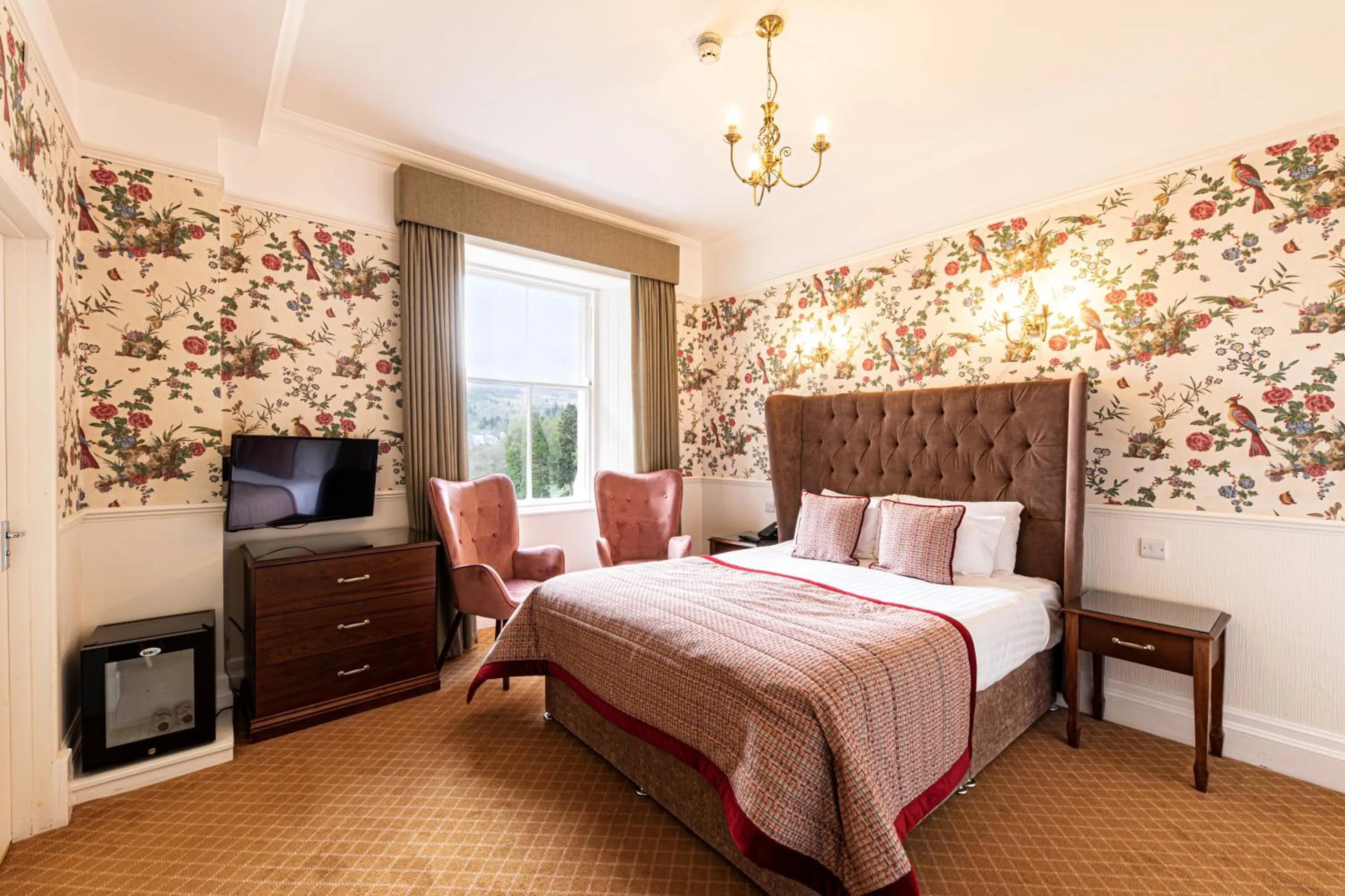 Bedroom, Bed in The Atholl Palace