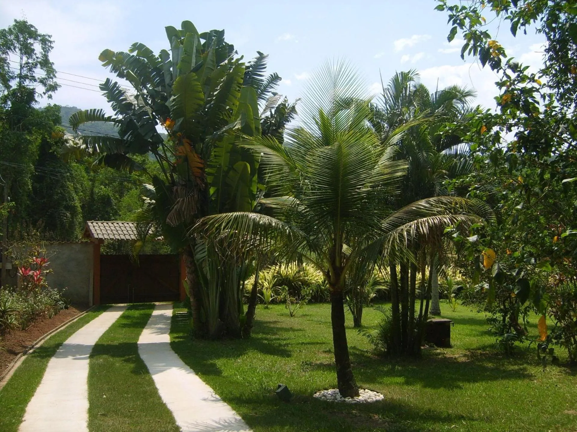 Garden in Pousada Santa Anna