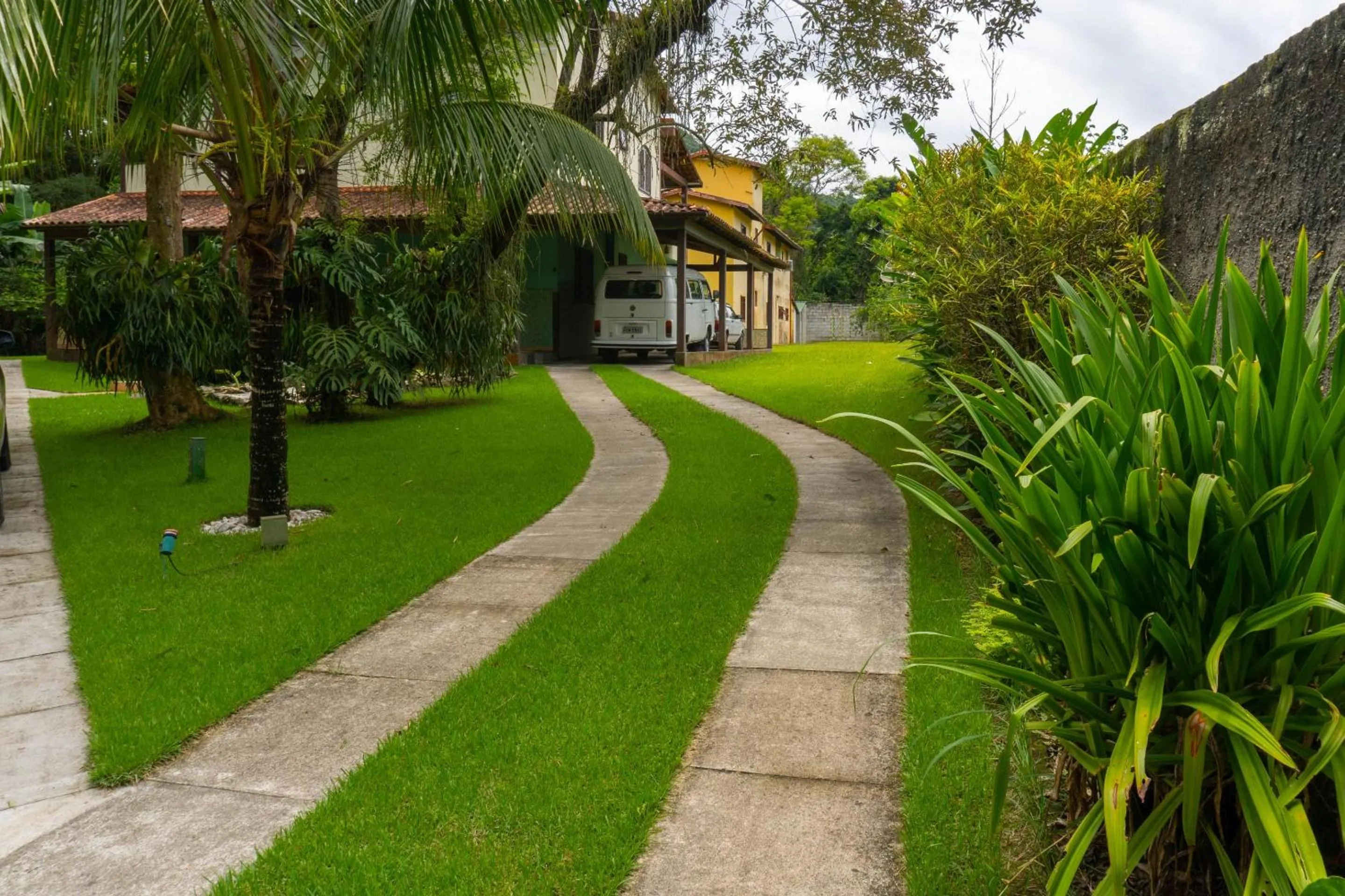 Garden in Pousada Santa Anna