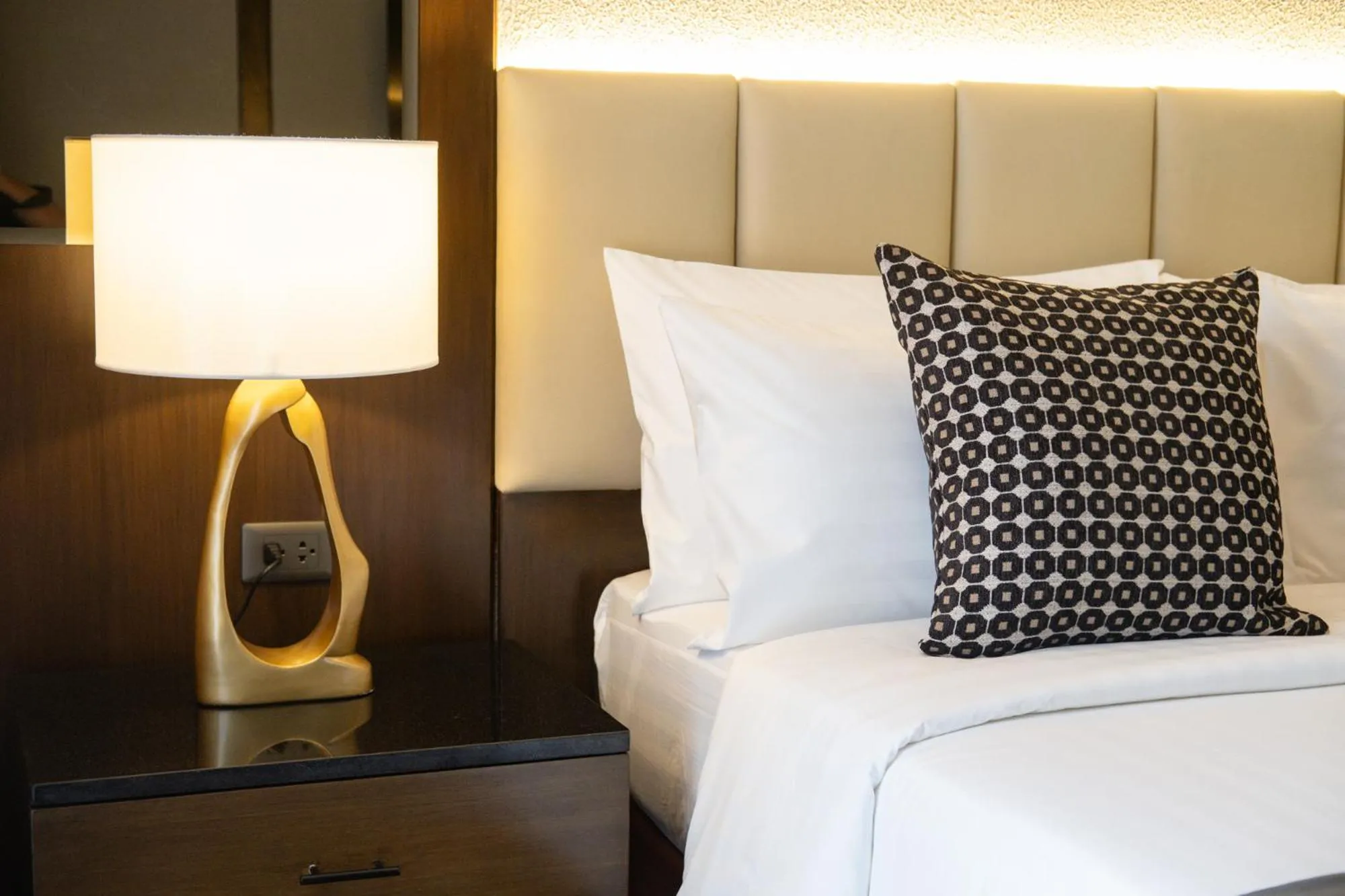 Bed in Amber Hotel - Cebu