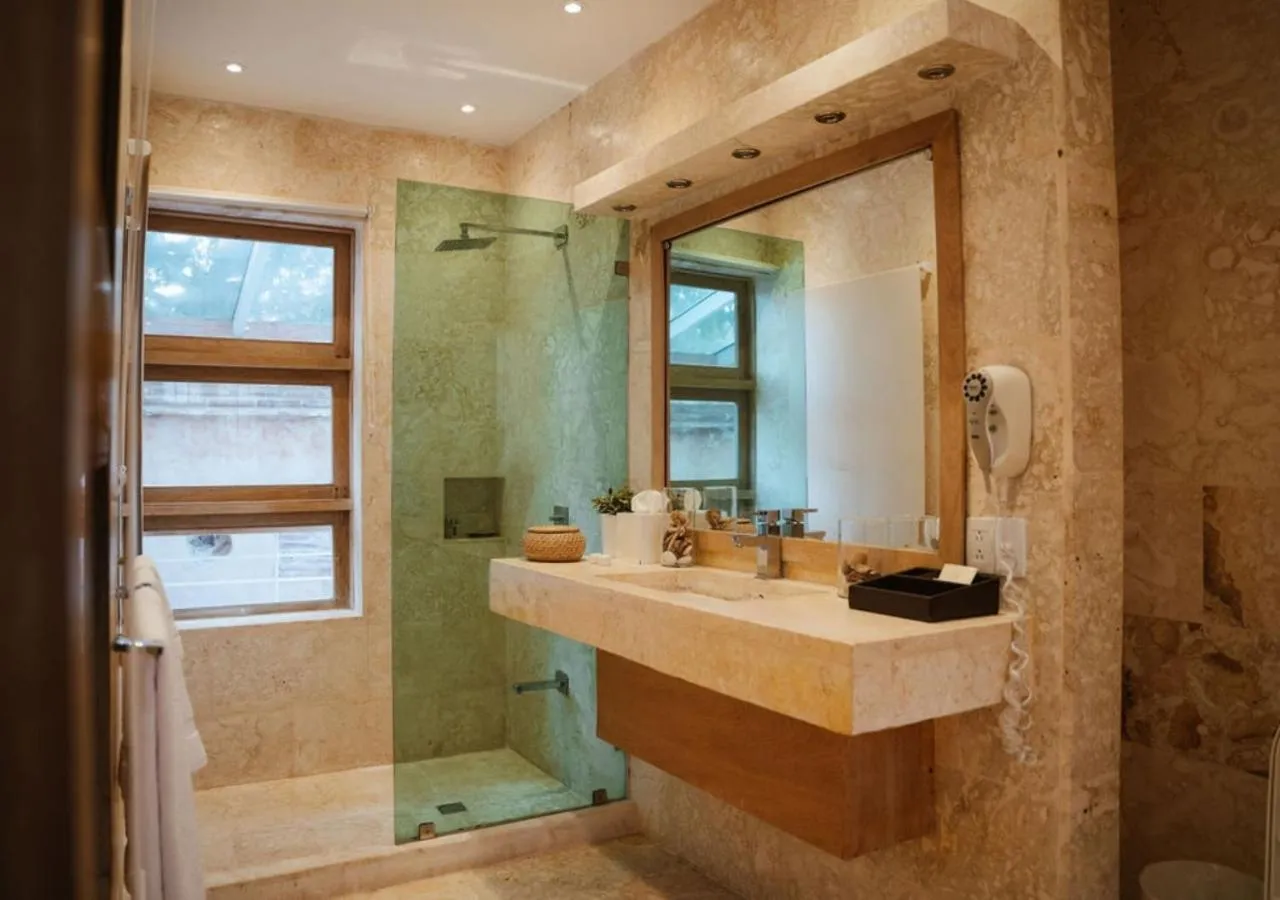 Bathroom in Billini Hotel, Historic Luxury