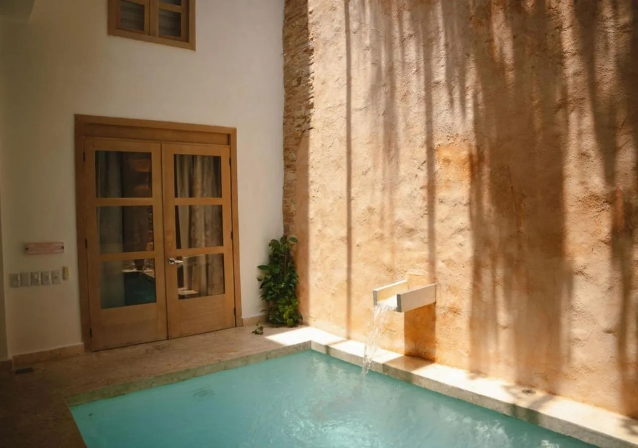 Pool view in Billini Hotel, Historic Luxury