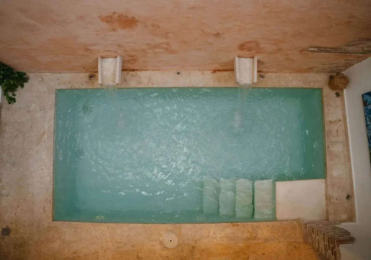 Swimming pool in Billini Hotel, Historic Luxury Swimming pool in Billini Hotel, Historic Luxury