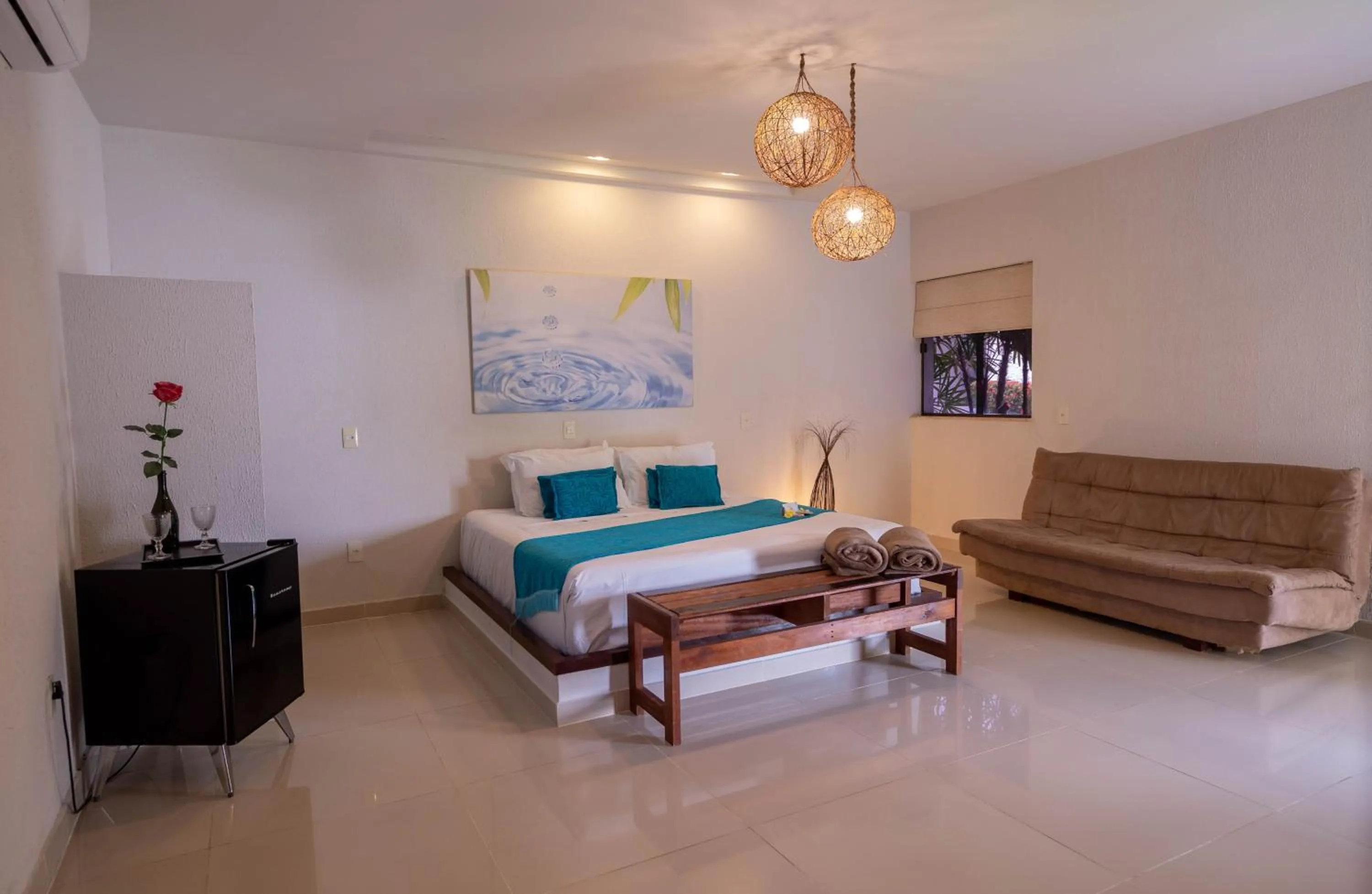 Bed in Oasis Tajaja Pousada Boutique na Costa do Conde