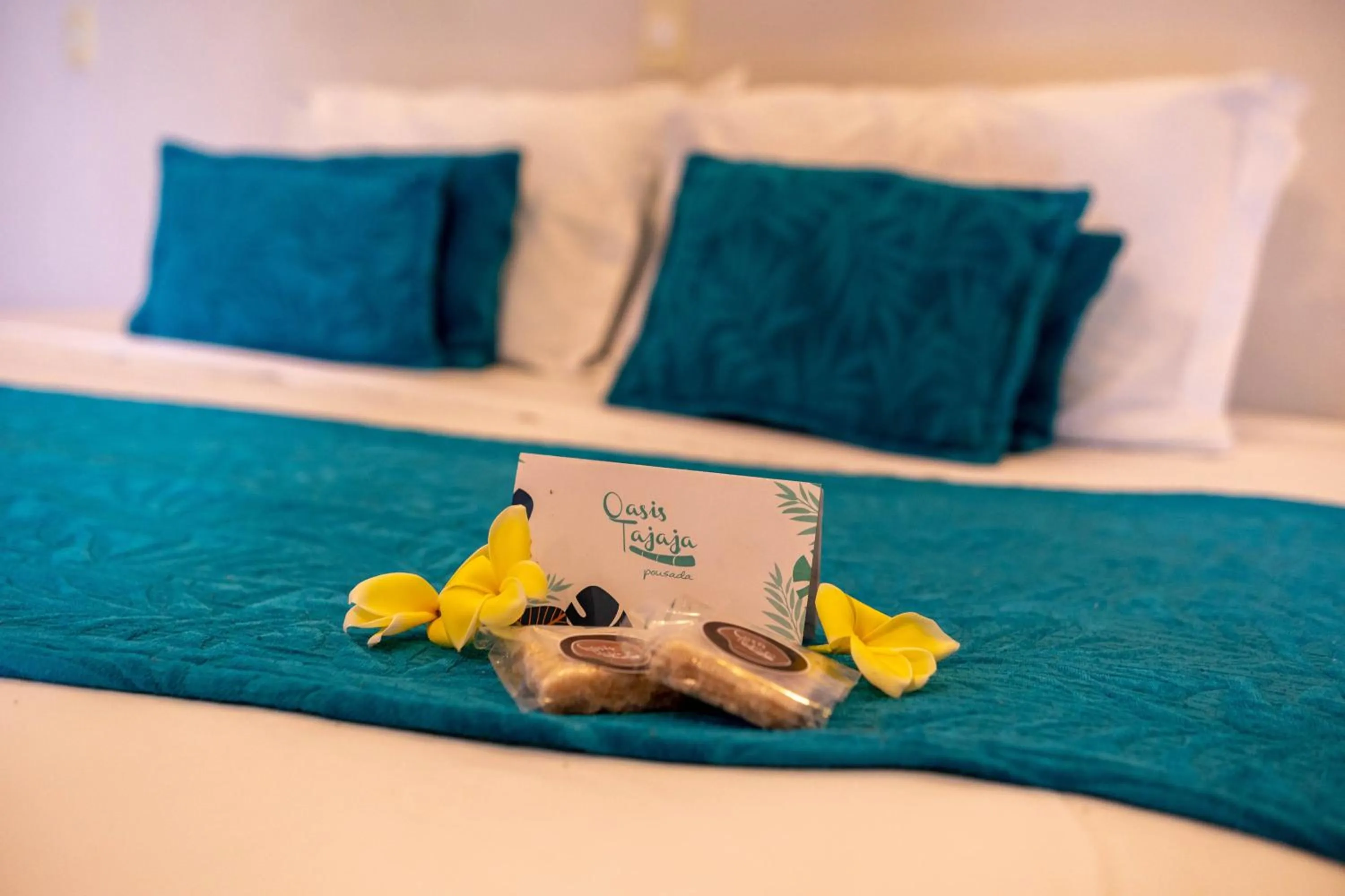 Bed in Oasis Tajaja Pousada Boutique na Costa do Conde