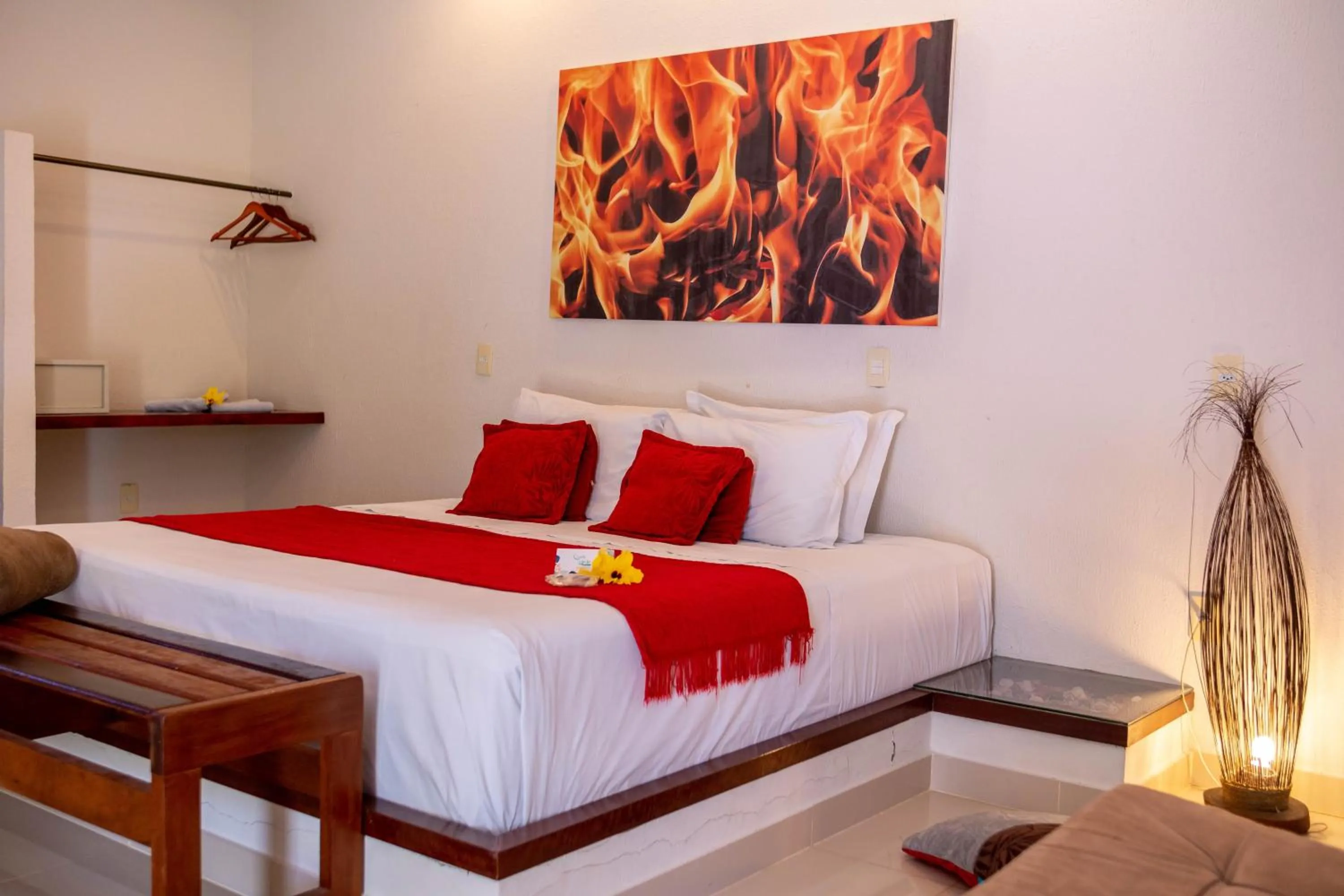 Bed in Oasis Tajaja Pousada Boutique na Costa do Conde