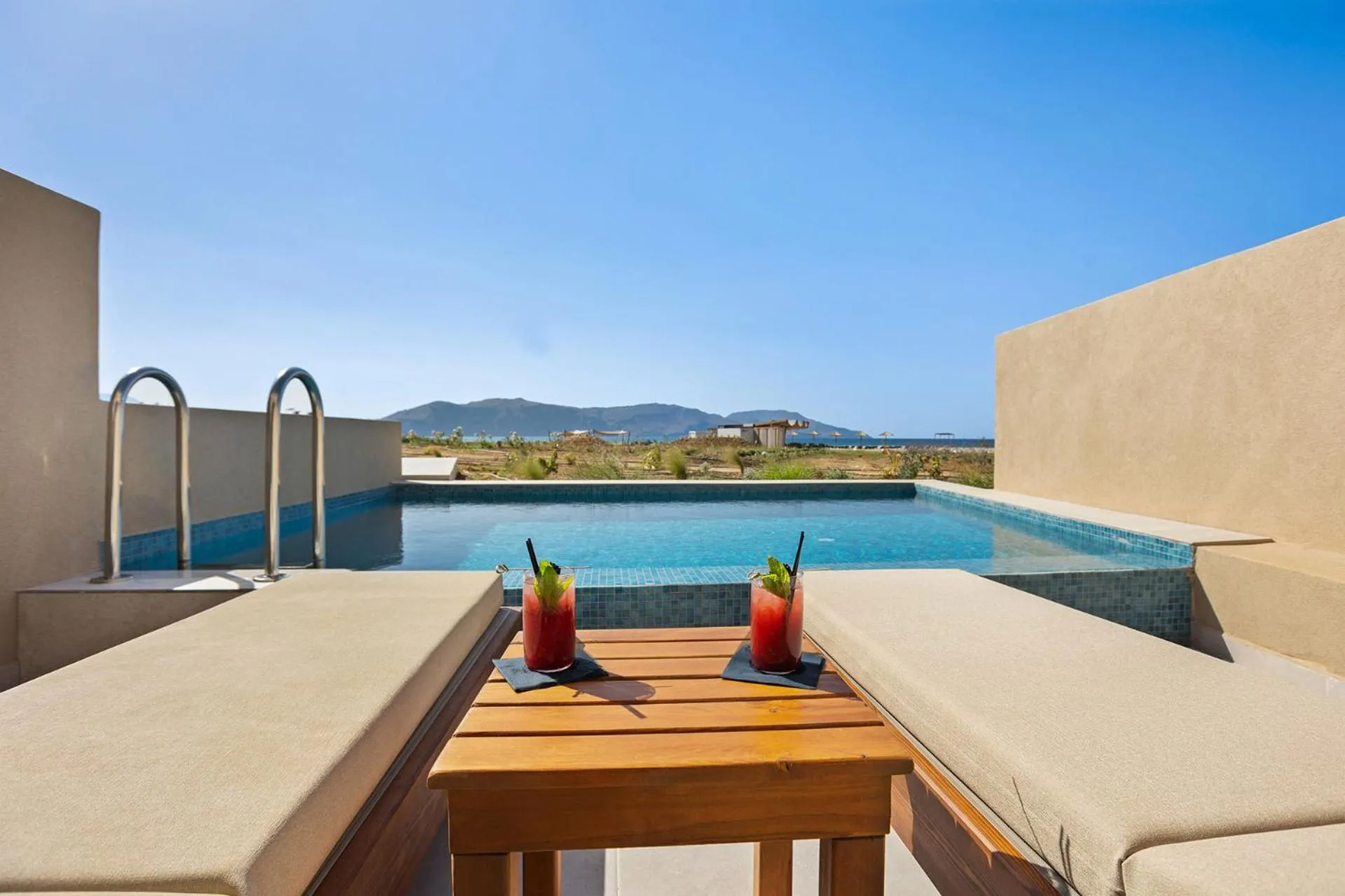 Patio in Ventale Island Breeze Resort