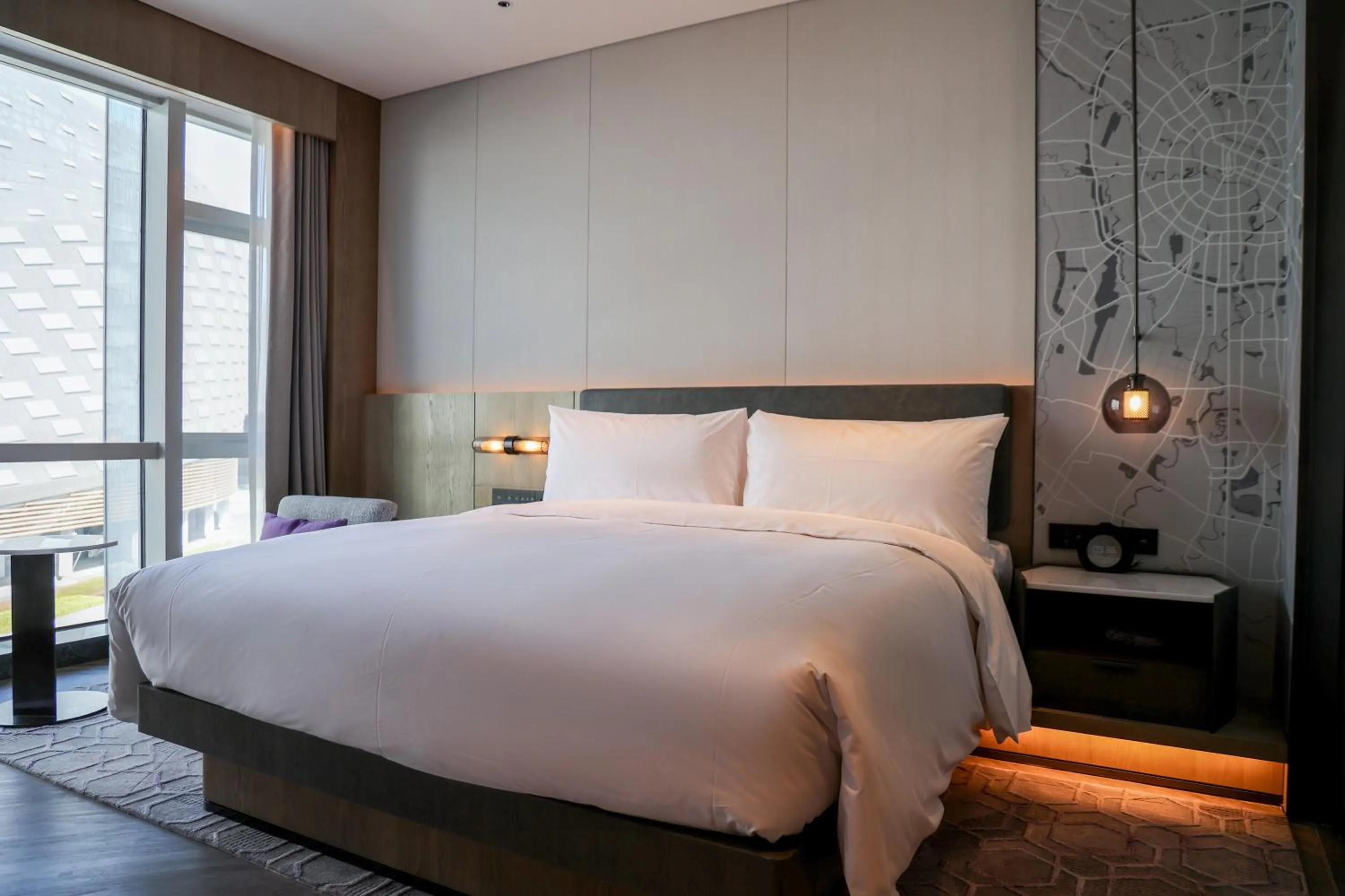 Bed in AC Hotel by Marriott Chengdu North