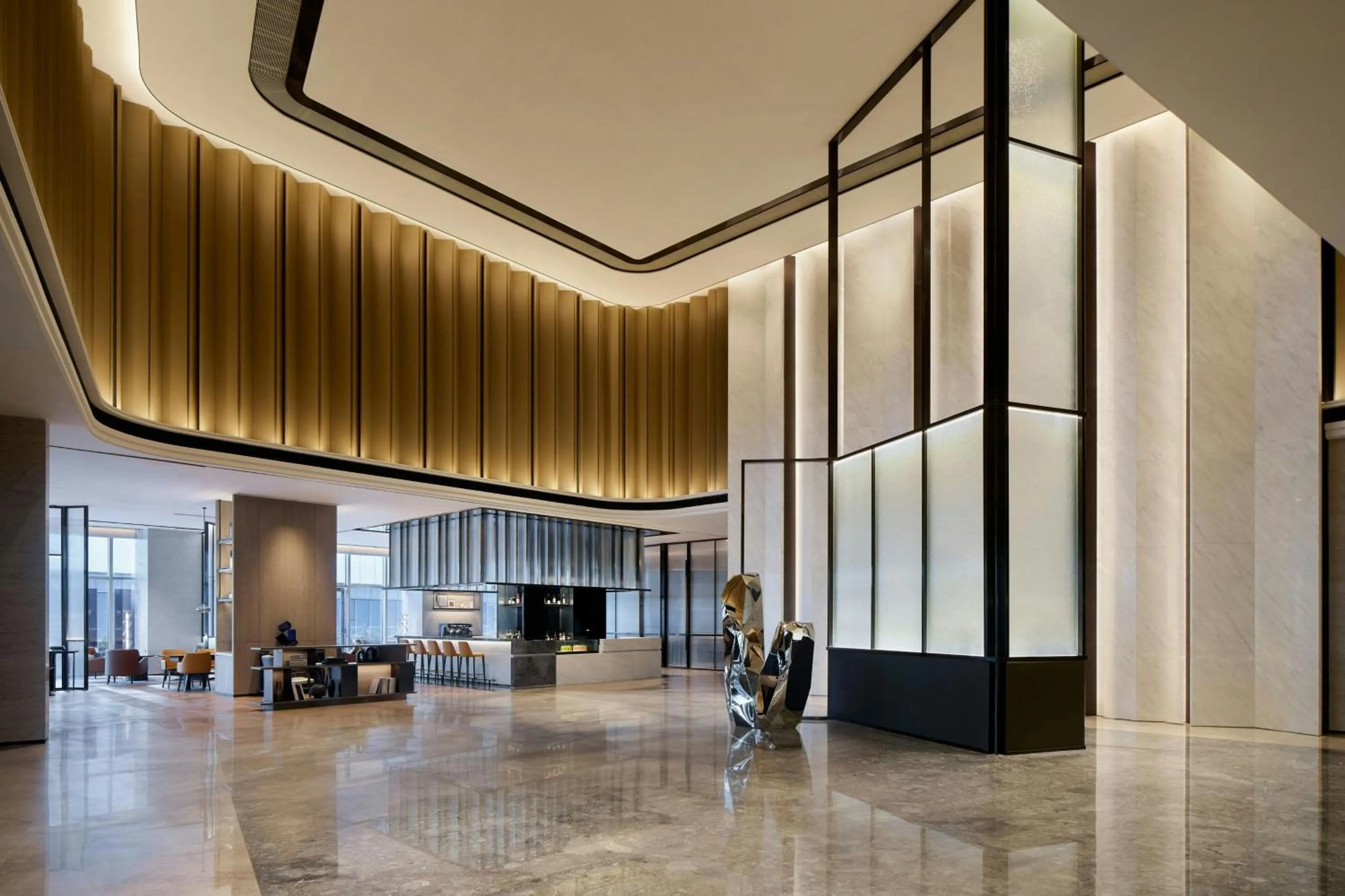 Lobby or reception in AC Hotel by Marriott Chengdu North