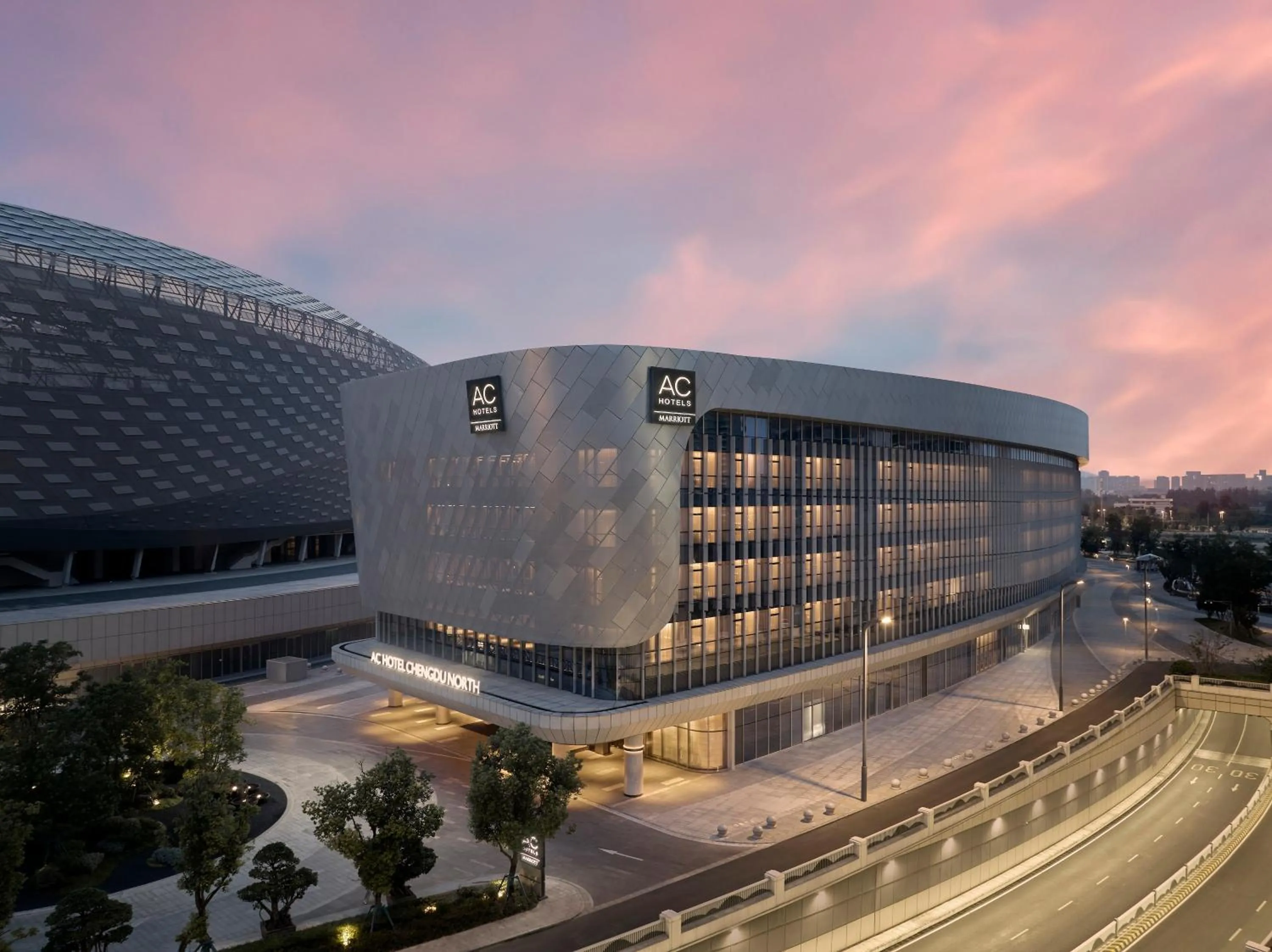Property building in AC Hotel by Marriott Chengdu North